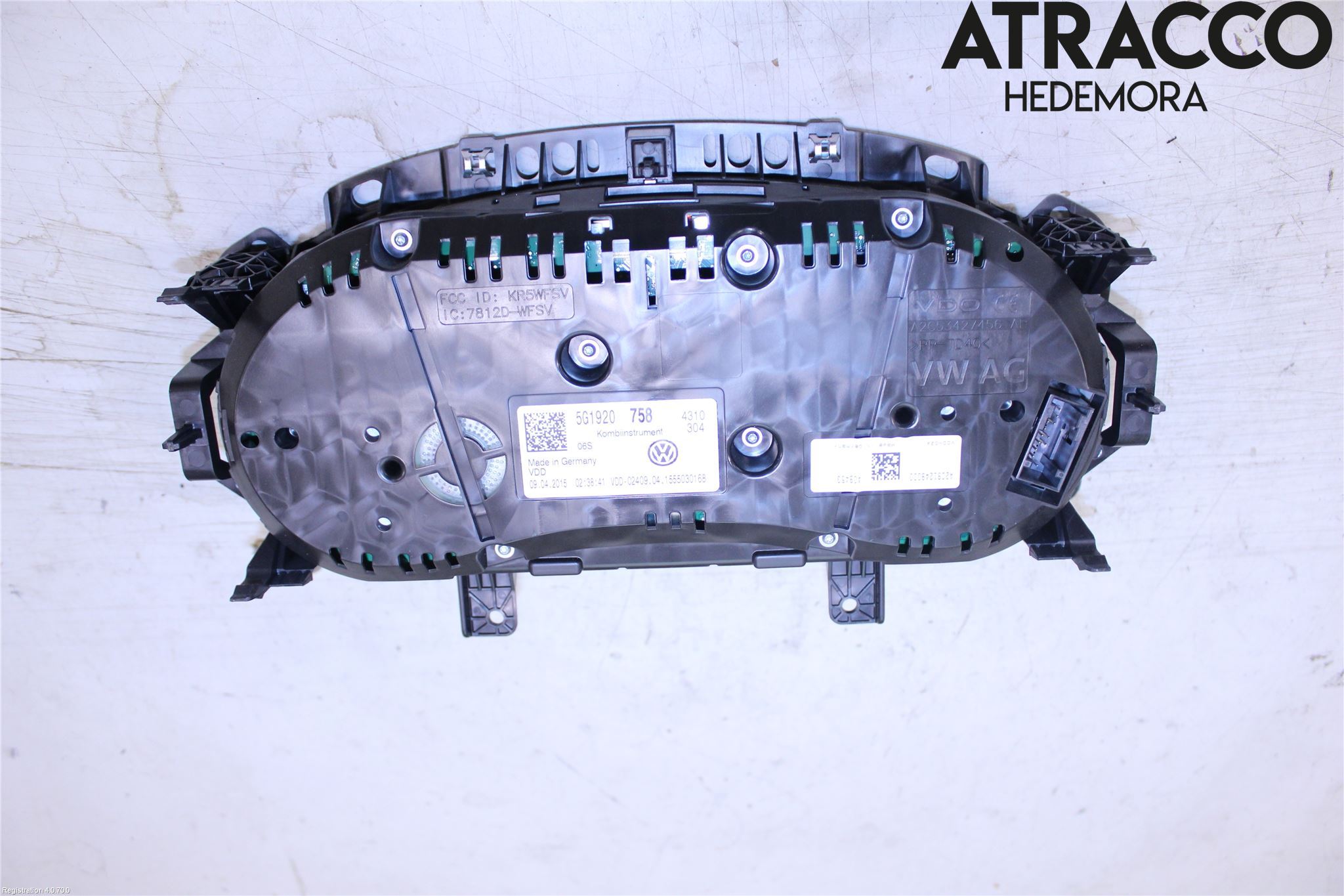 Volkswagen VW GOLF / E-GOLF VII 13-20 Instrument Komb