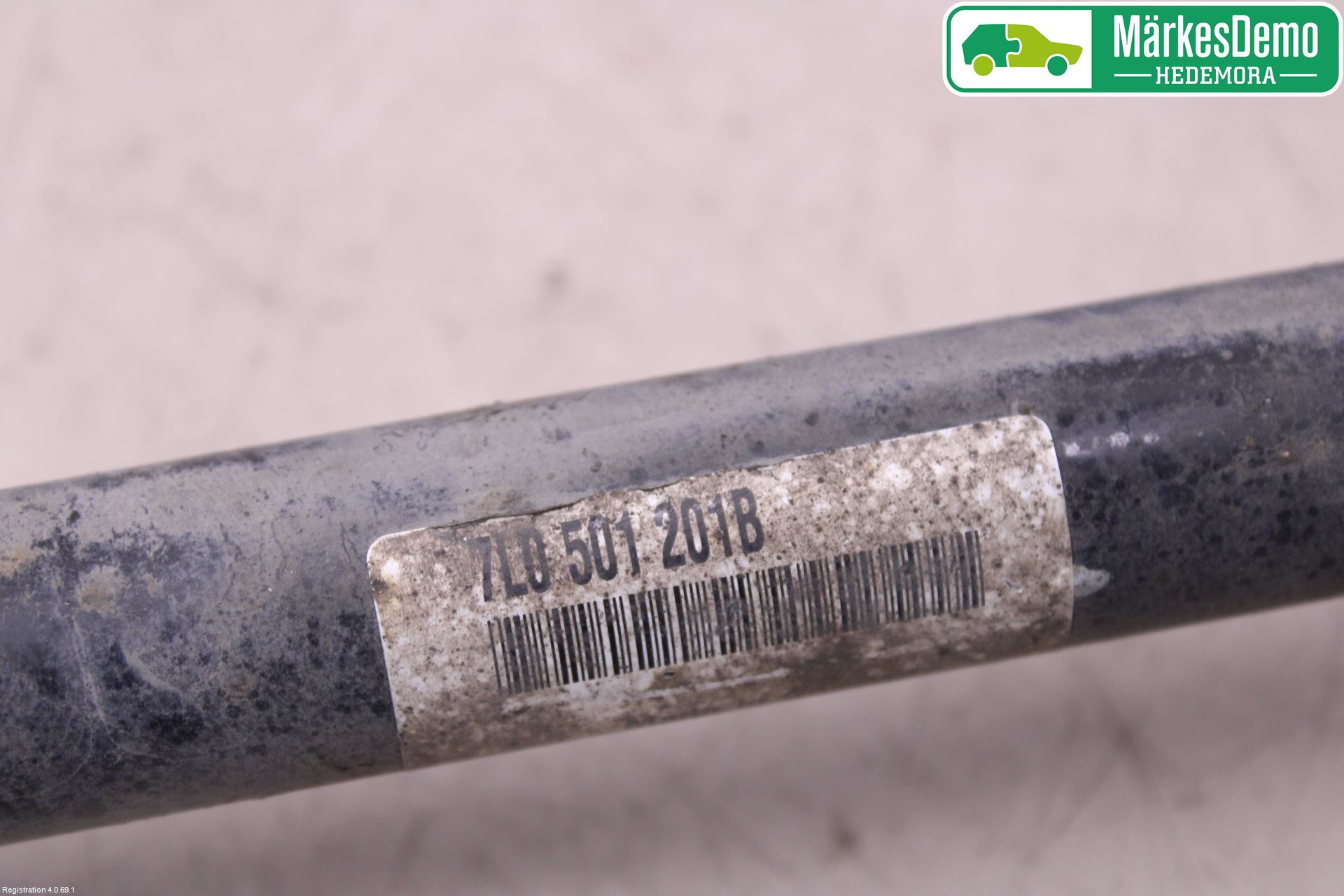 Volkswagen VW TOUAREG 7L 03-10 Drivaxel Bak Vänster