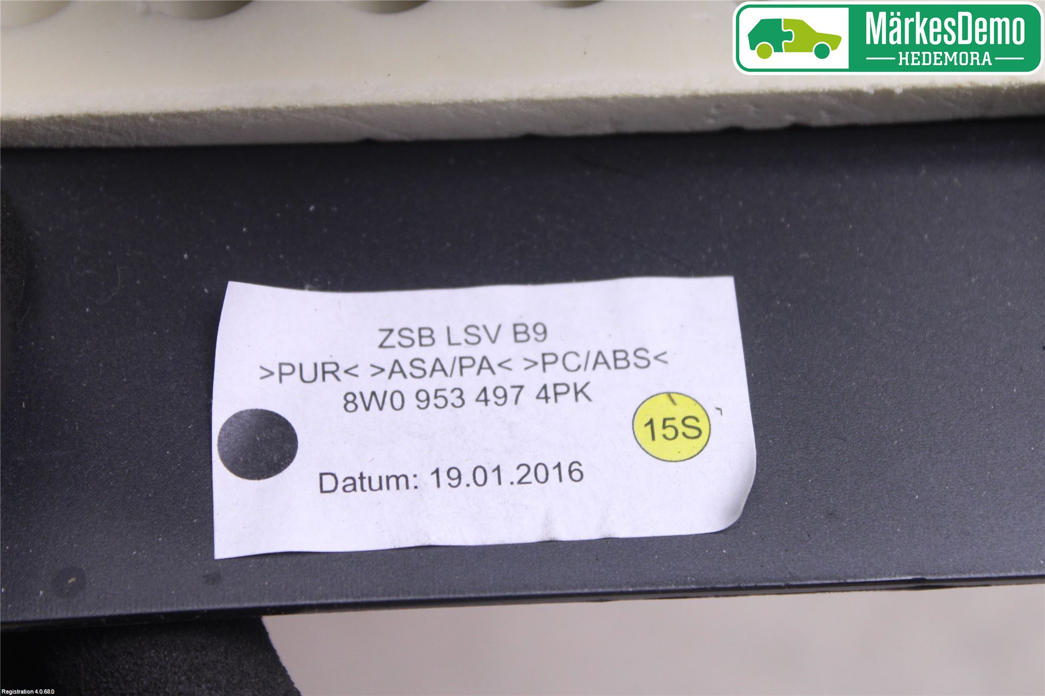 Audi A4/S4 B9 16-19 Rattkåpa-Kåpor