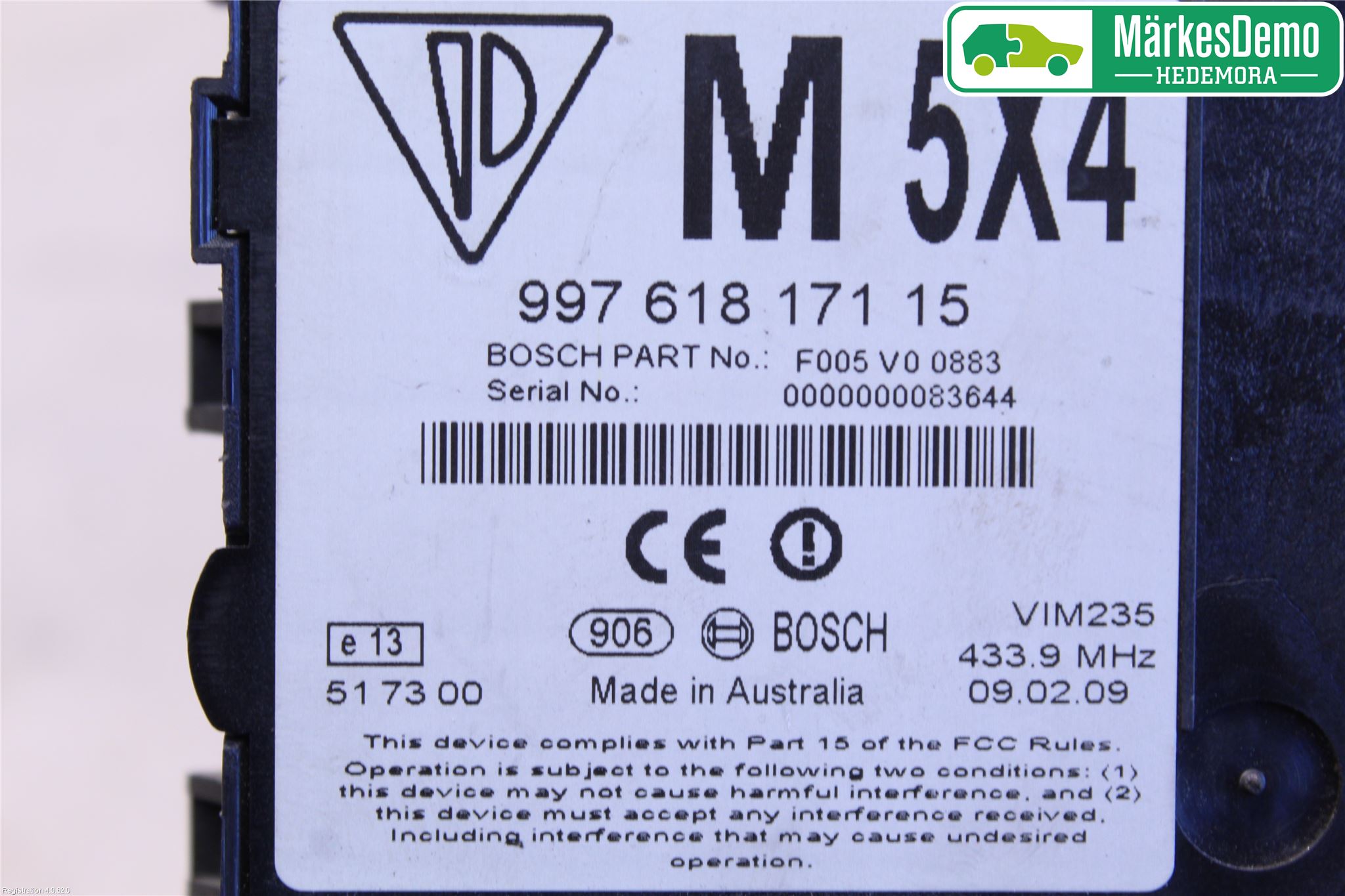 Porsche 911 64- Styrenhet Övrigt