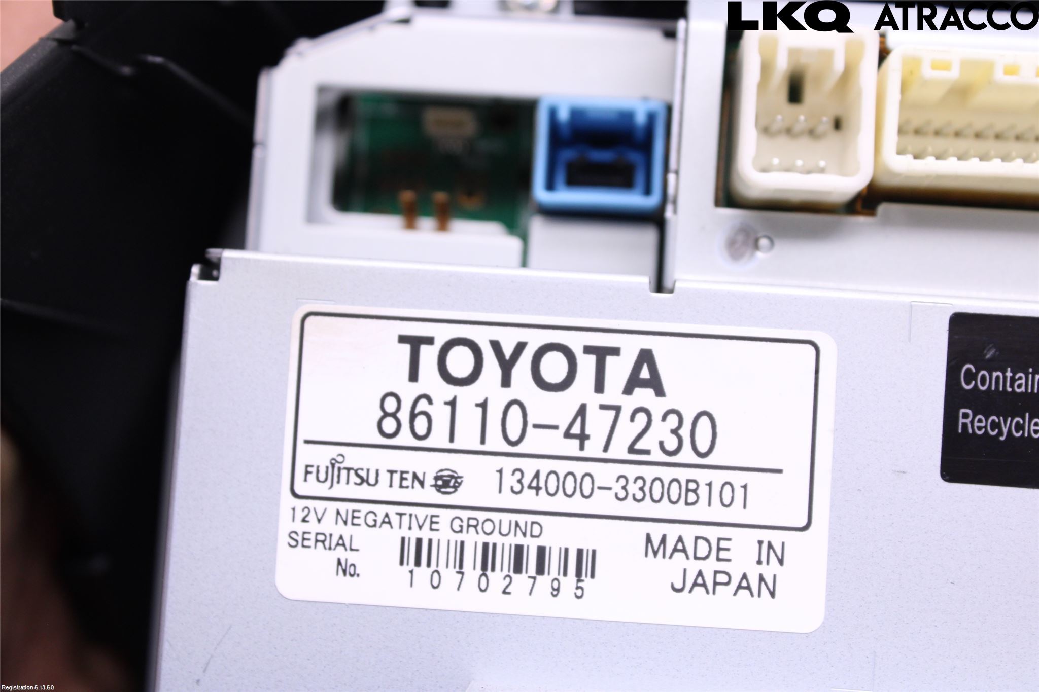 Toyota PRIUS NWH20 04-08 Multifunktionsdisplay