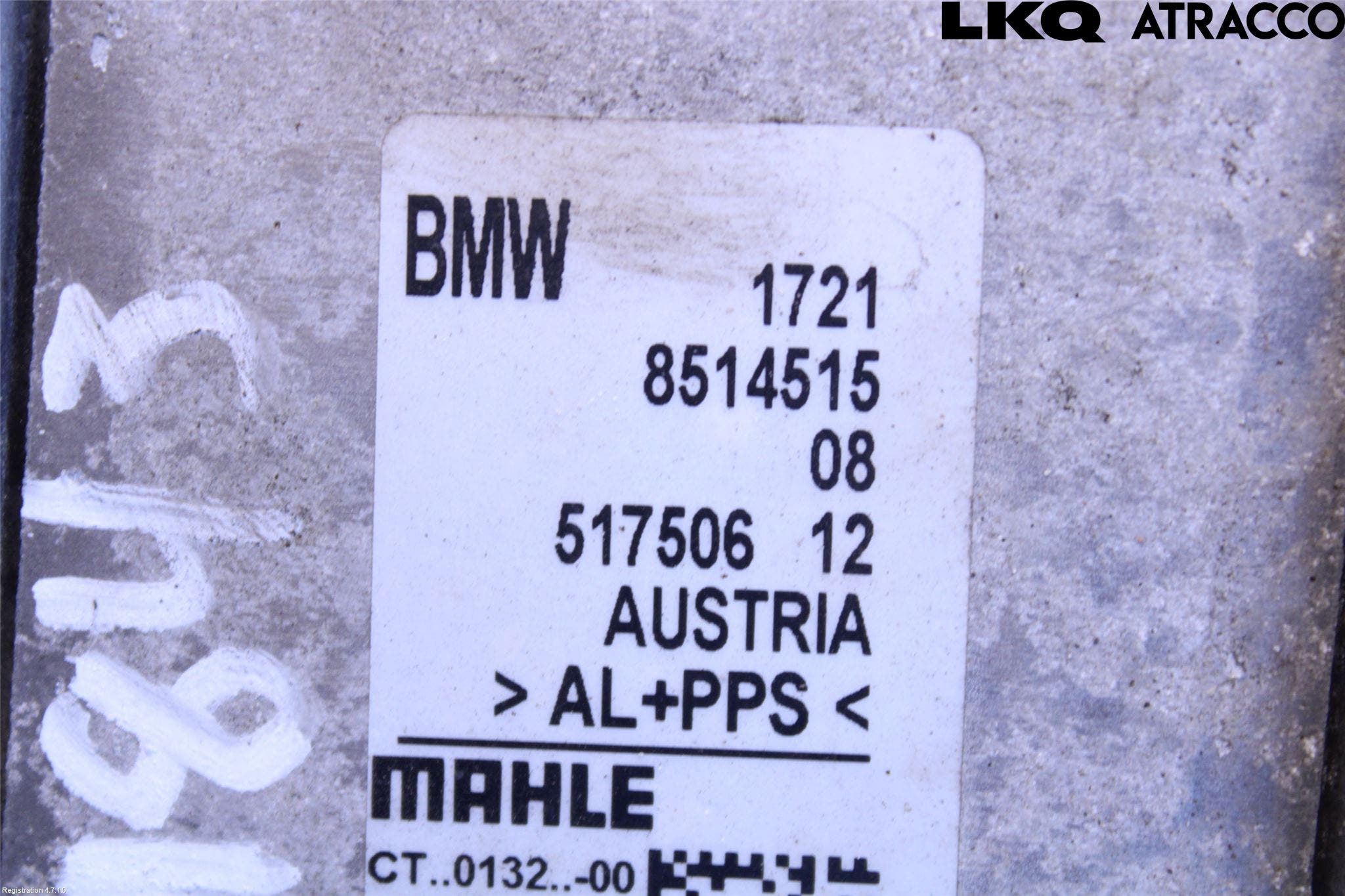 BMW 4 F36 Gran Coupé 14-20 Avgaskylare