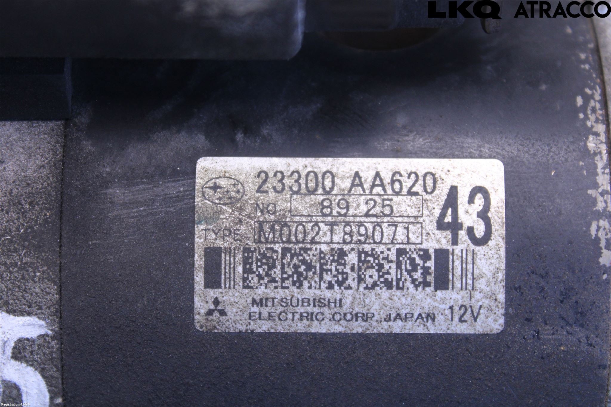 Subaru FORESTER SH  08-13 Startmotor Diesel