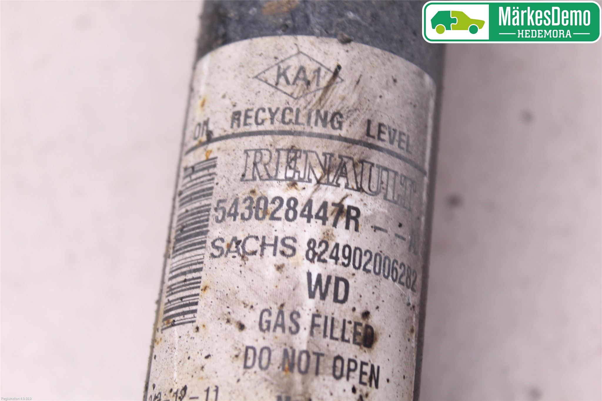 Dacia LODGY 12-18 Fjäderben Fram Höger