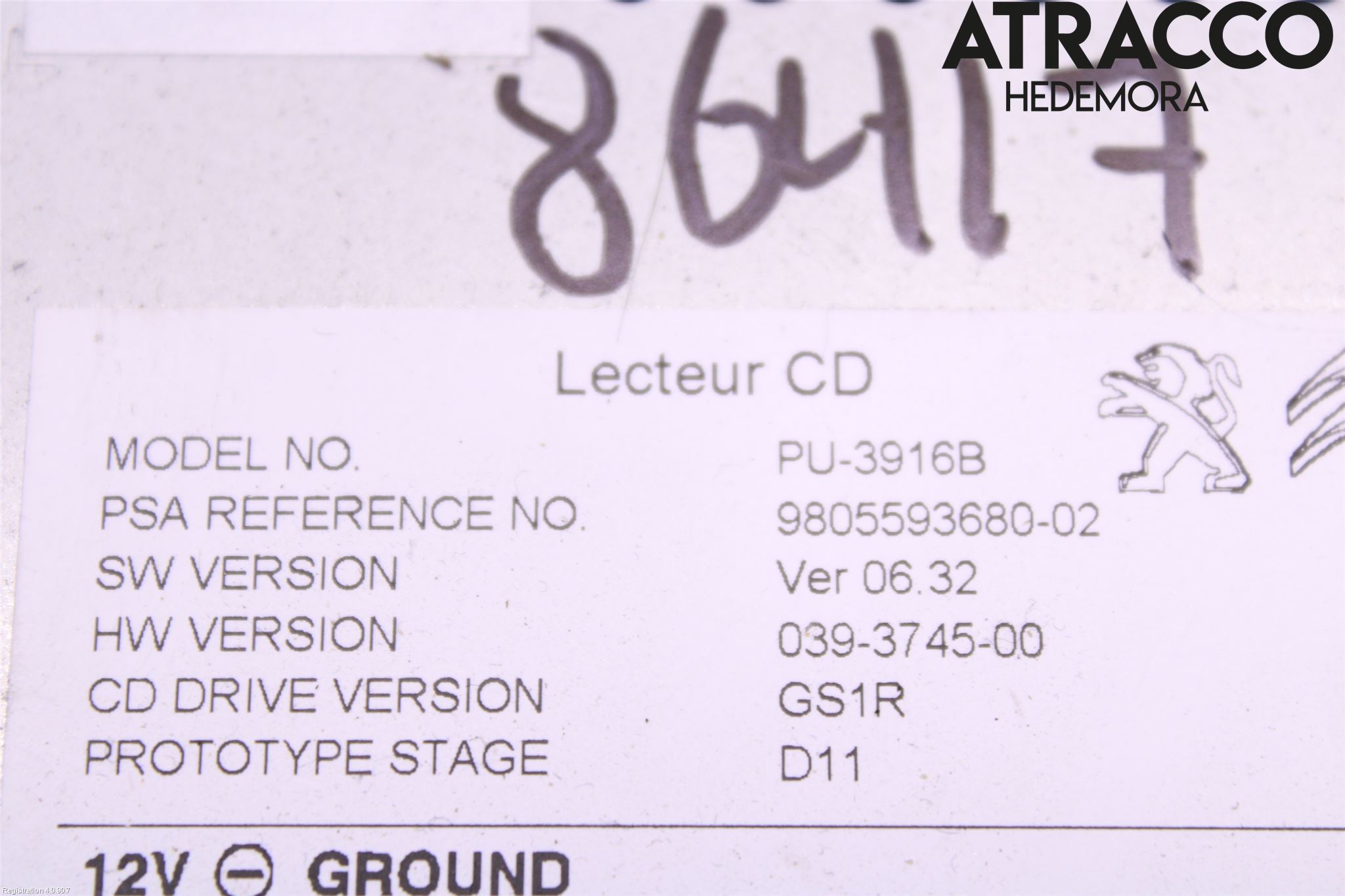 Citroen C4 II 11-18 Cd Radio - Multimediapanel