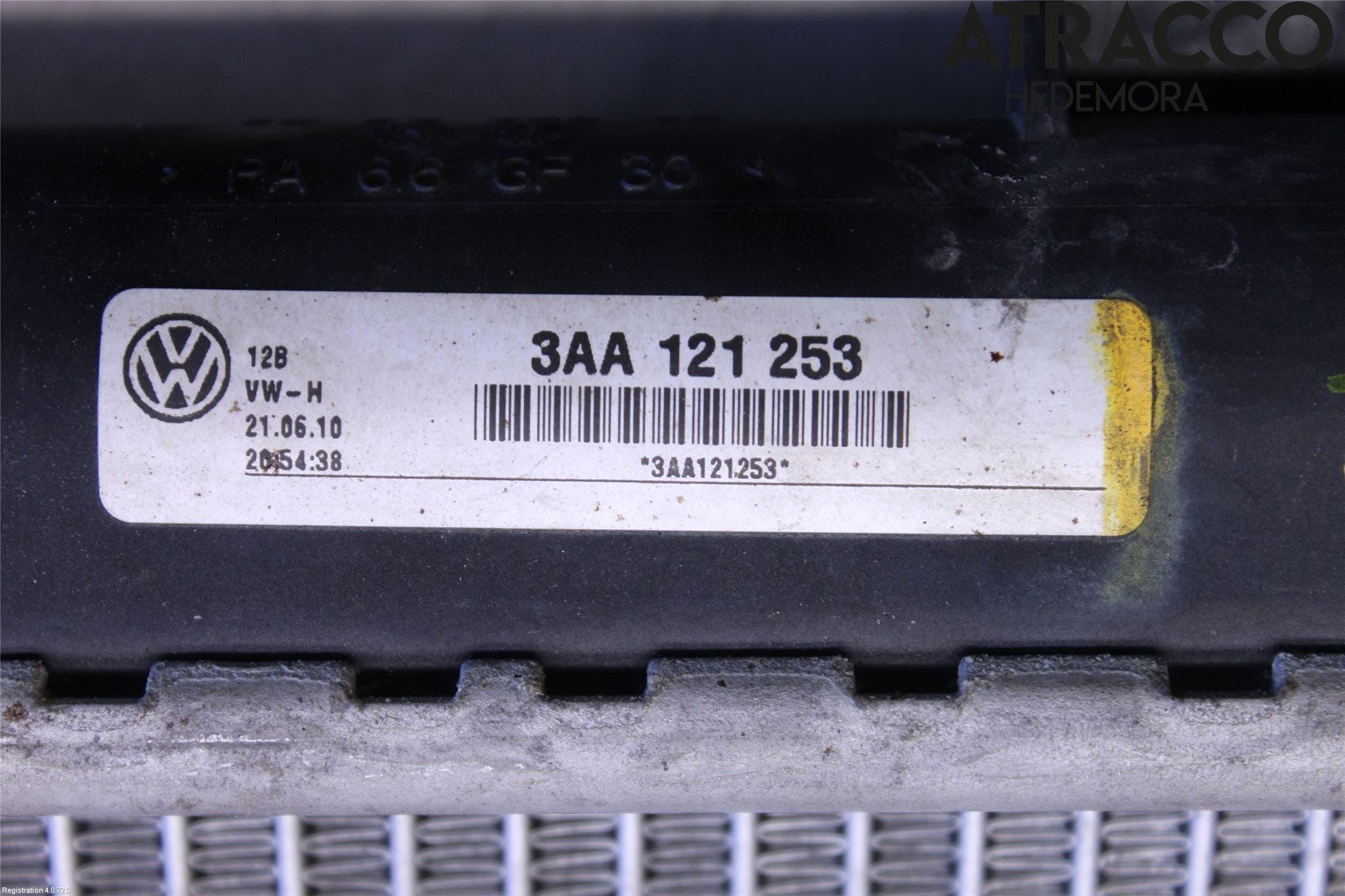 Volkswagen VW PASSAT 05-11 Kylare Man