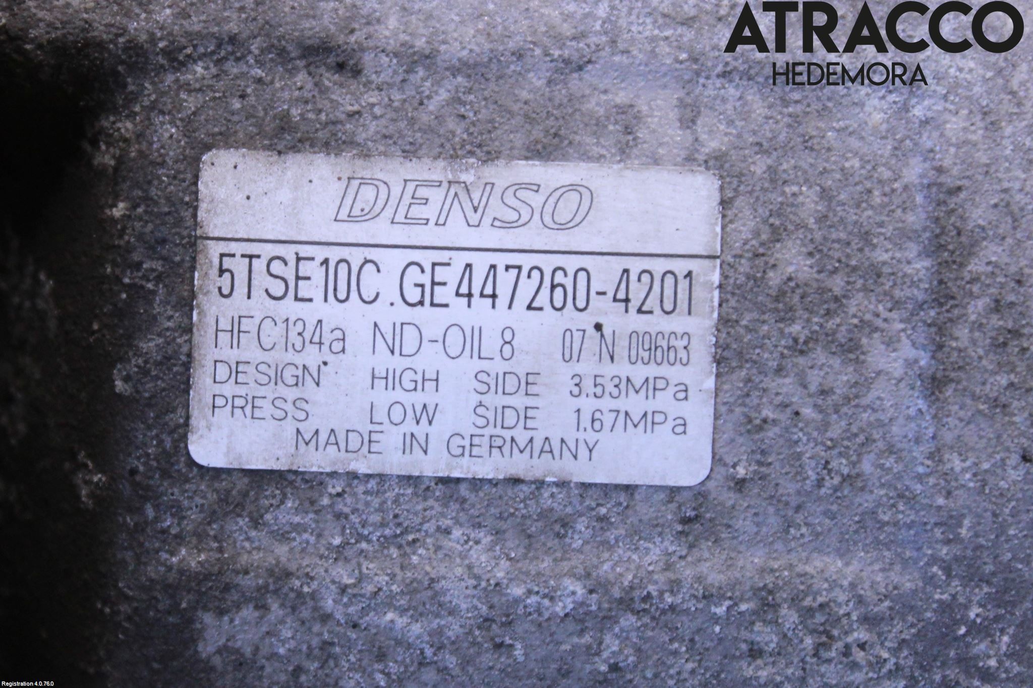 Toyota YARIS XP130 12-14 Ac Kompressor