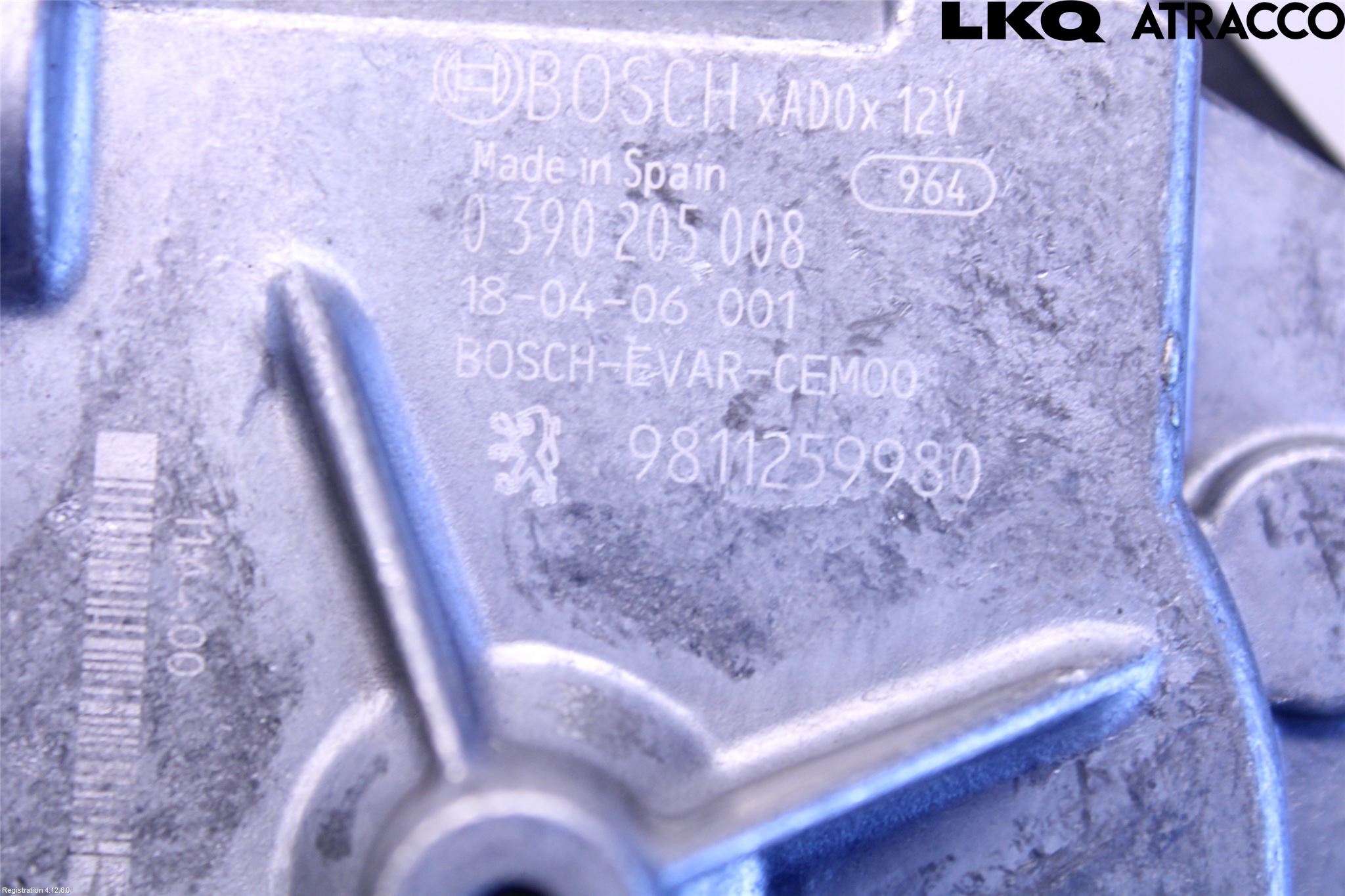 Citroen COTROEN C3 17-24 Torkarmotor Baklucka