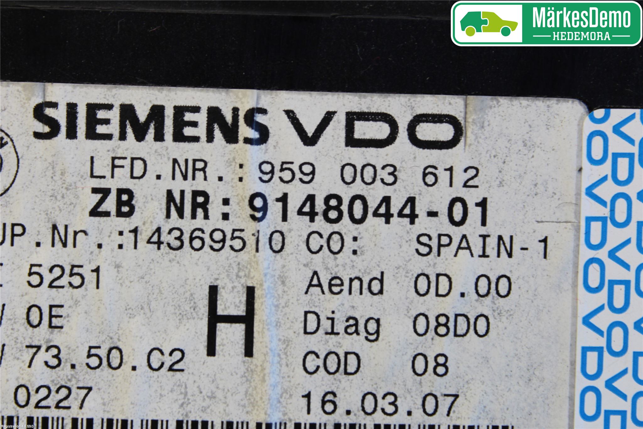 BMW 3 E92/93 Coupé/Cab 05-14 Instrument Komb