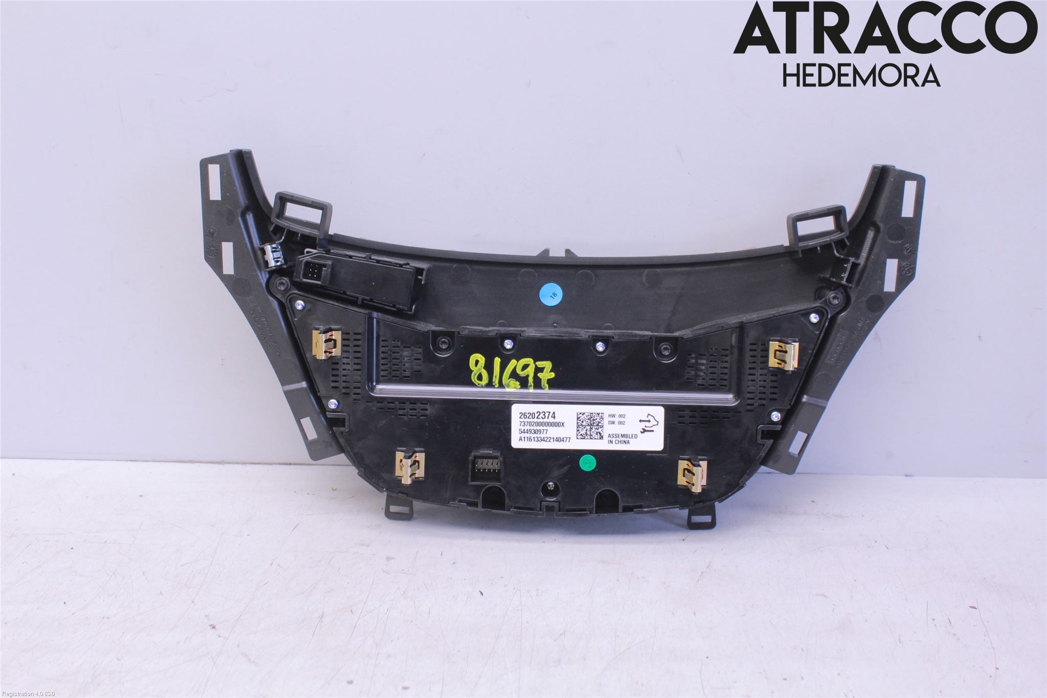 Opel INSIGNIA 17- Ac Styrenhet Ac Manöveren