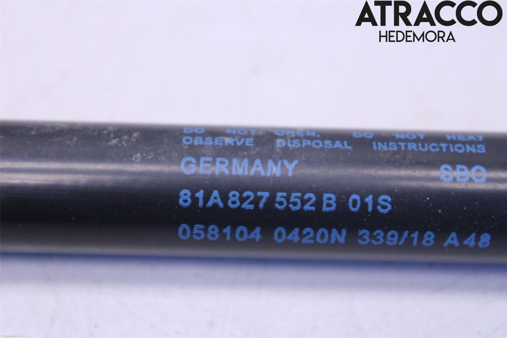 Audi Q2/SQ2 17- Gasfjäder Baklucka