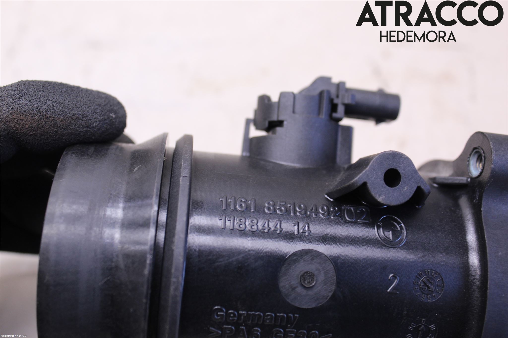 BMW X1 E84 10-15 Laddluft-Intercoolerrör