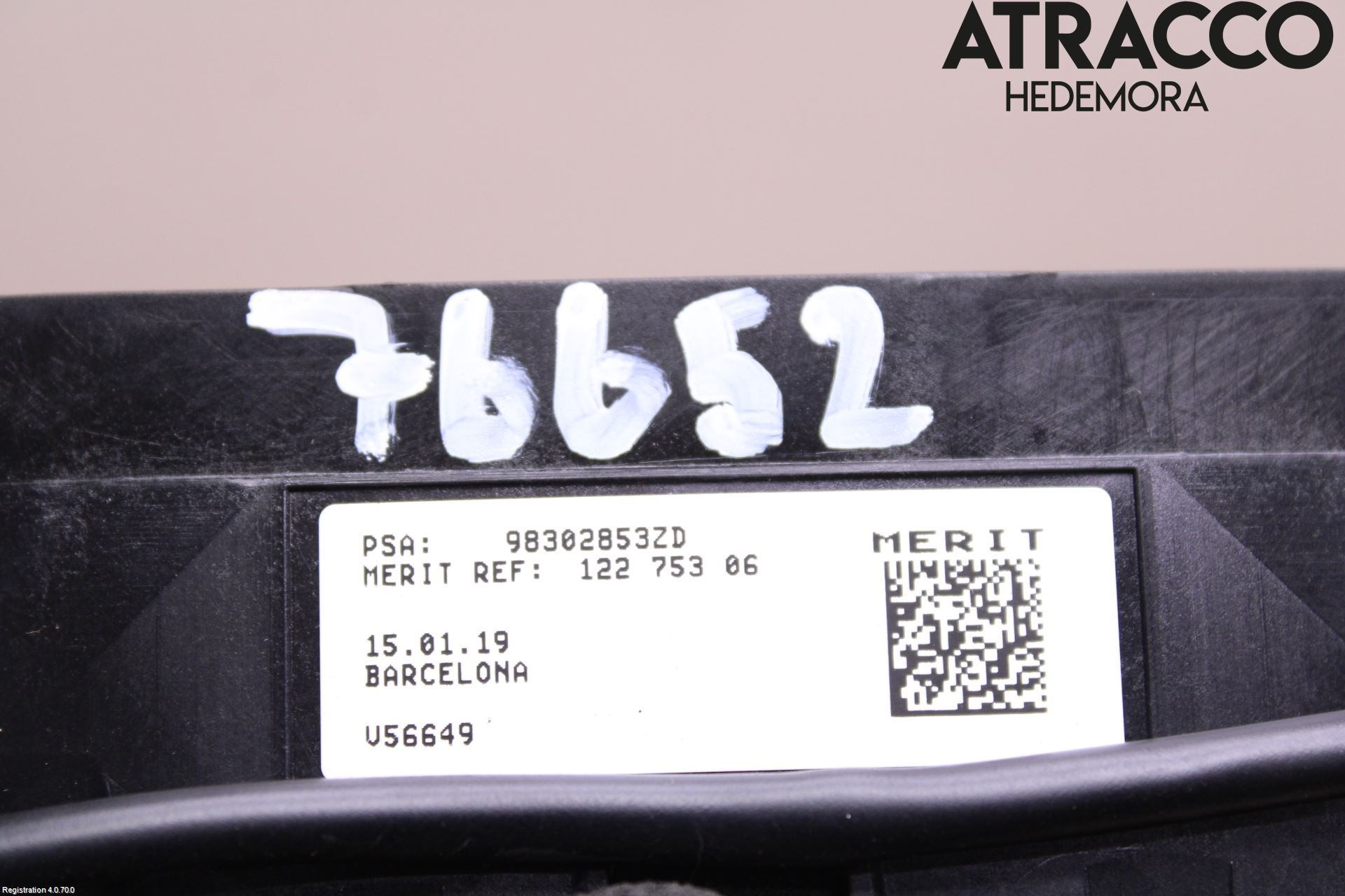 Citroen BERLINGO/E-BERLINGO 19- Strömställare Växellåda