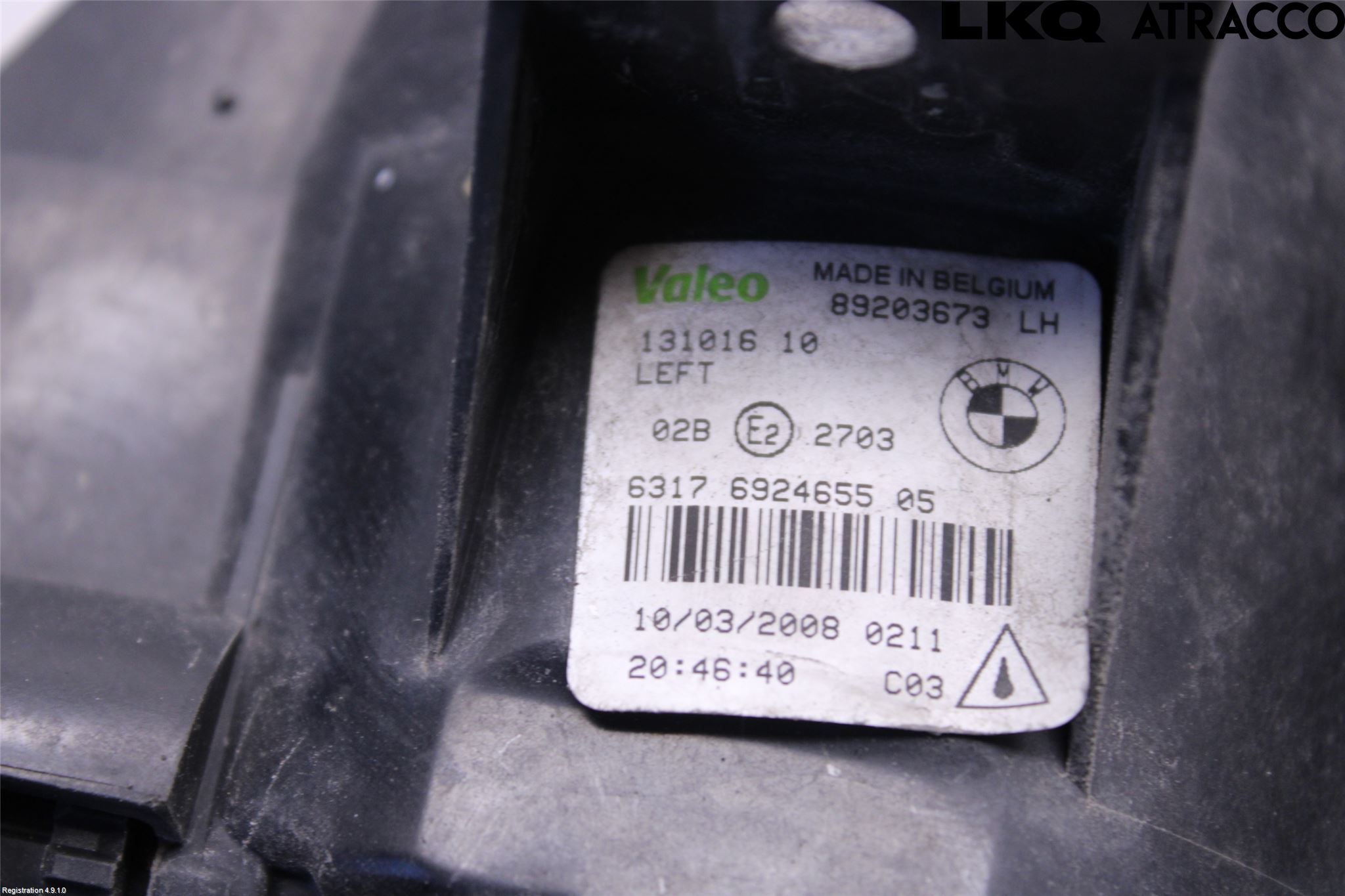 BMW X3 E83     03-10 Dimljus-Varselljus Fram