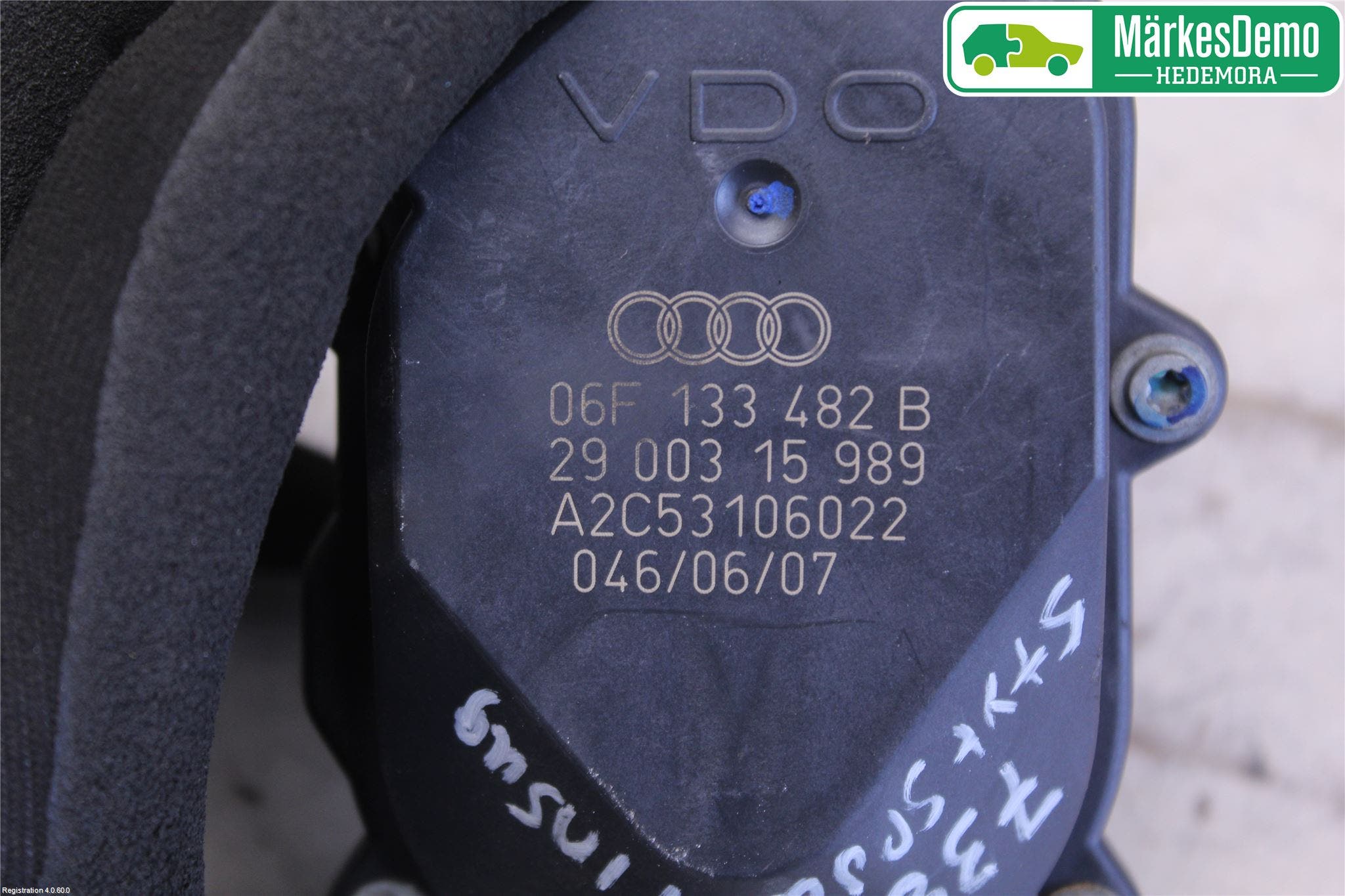Audi A6/S6     05-11 Inj Virvelspjäll Ställmotor