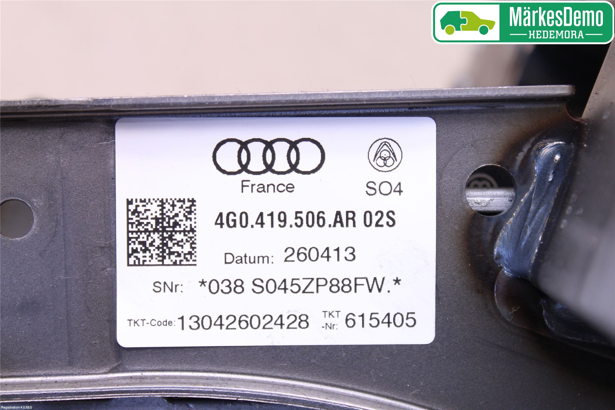 Audi A7/S7 4G 11-17 Rattaxelagg Justerbart