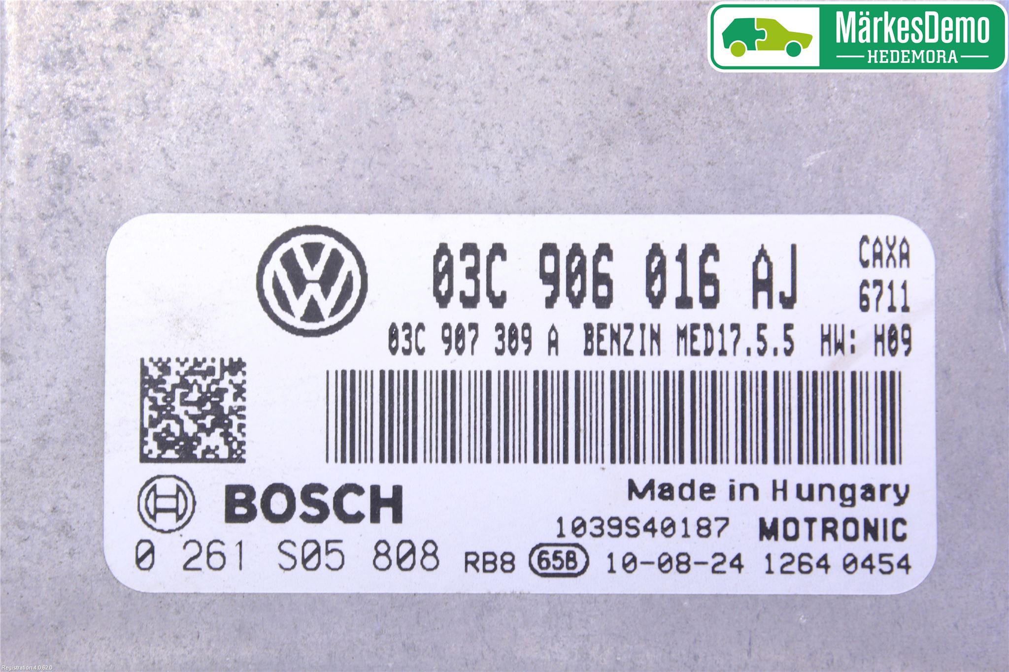 Volkswagen VW GOLF PLUS/CROSS GOLF 04-14 Styrenhet Insprut Bensin