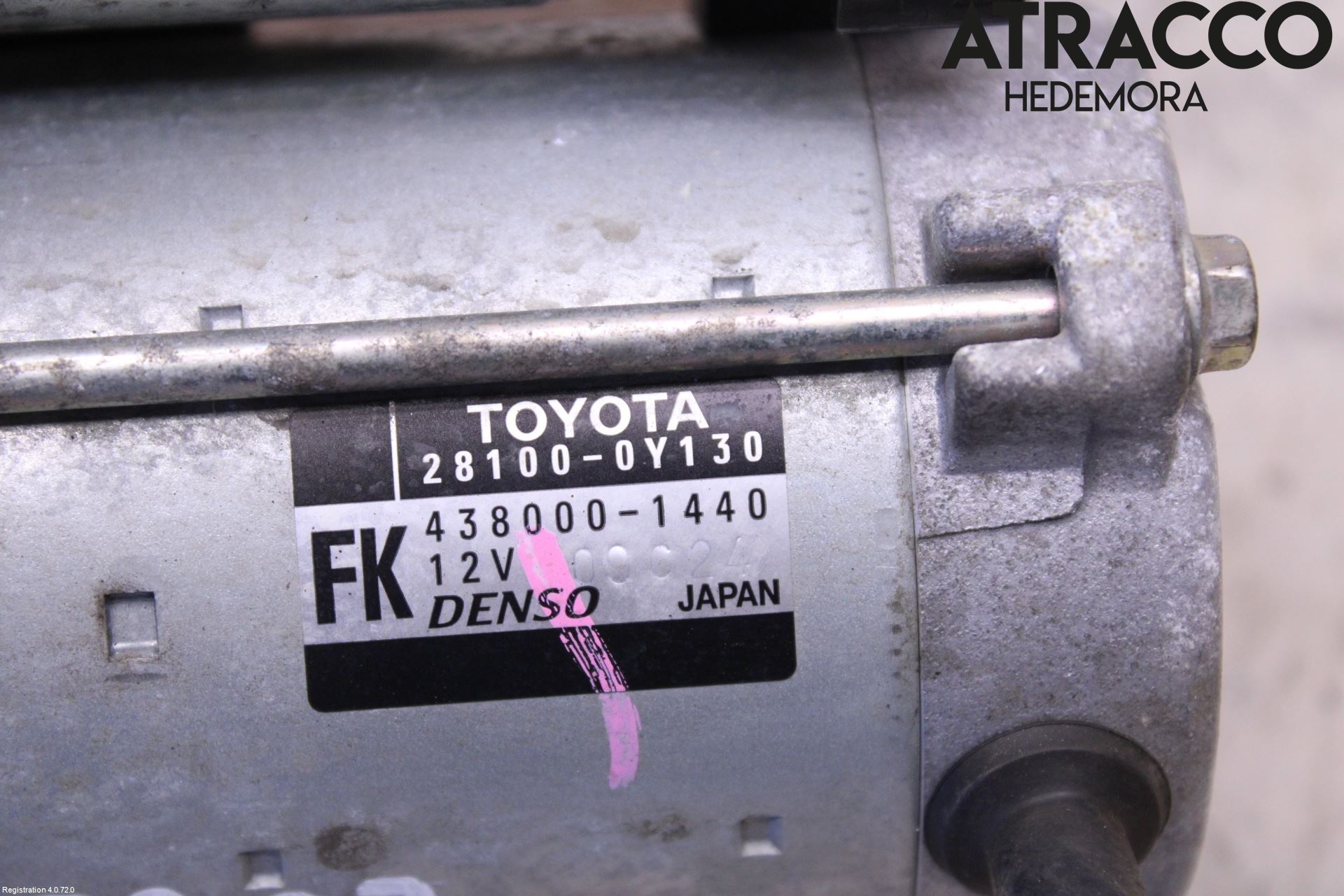 Toyota YARIS XP130 15-20 Startmotor