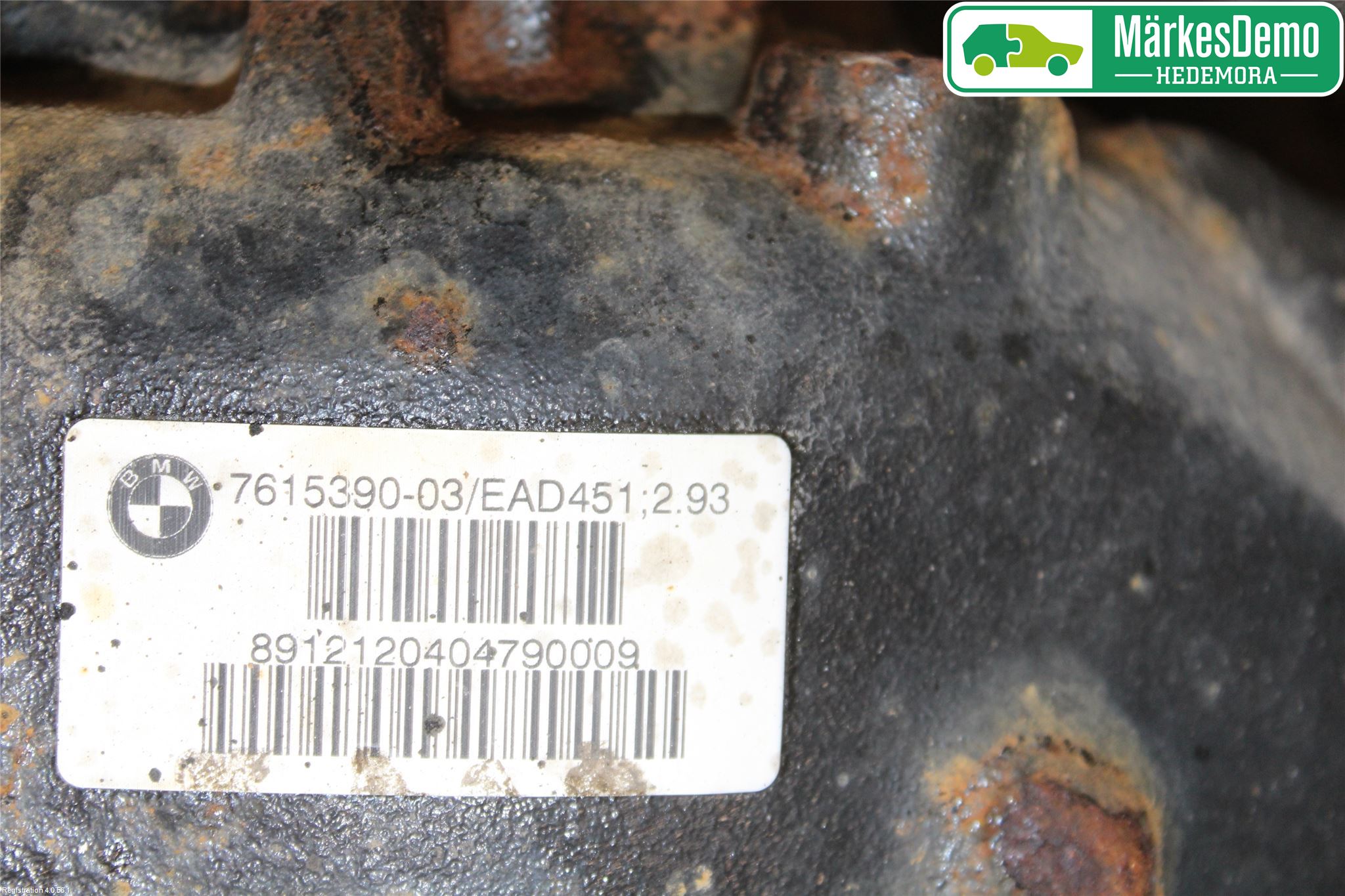 BMW X1 E84 10-15 Bakväxel-Diff