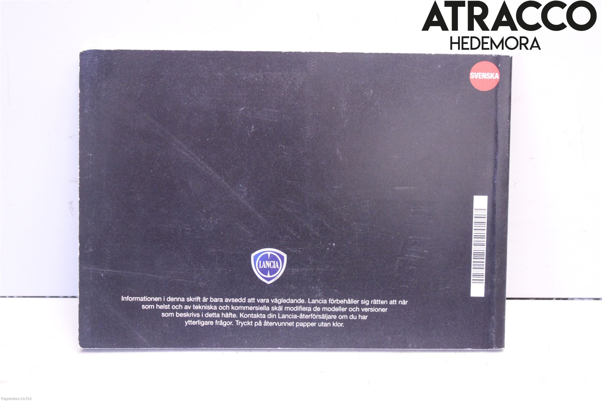 Lancia VOYAGER Instruktionsbok