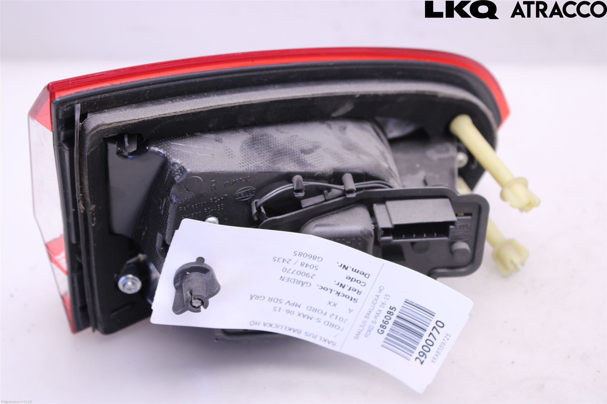 Ford S-MAX 06-15 Bakljus Lucka Hö