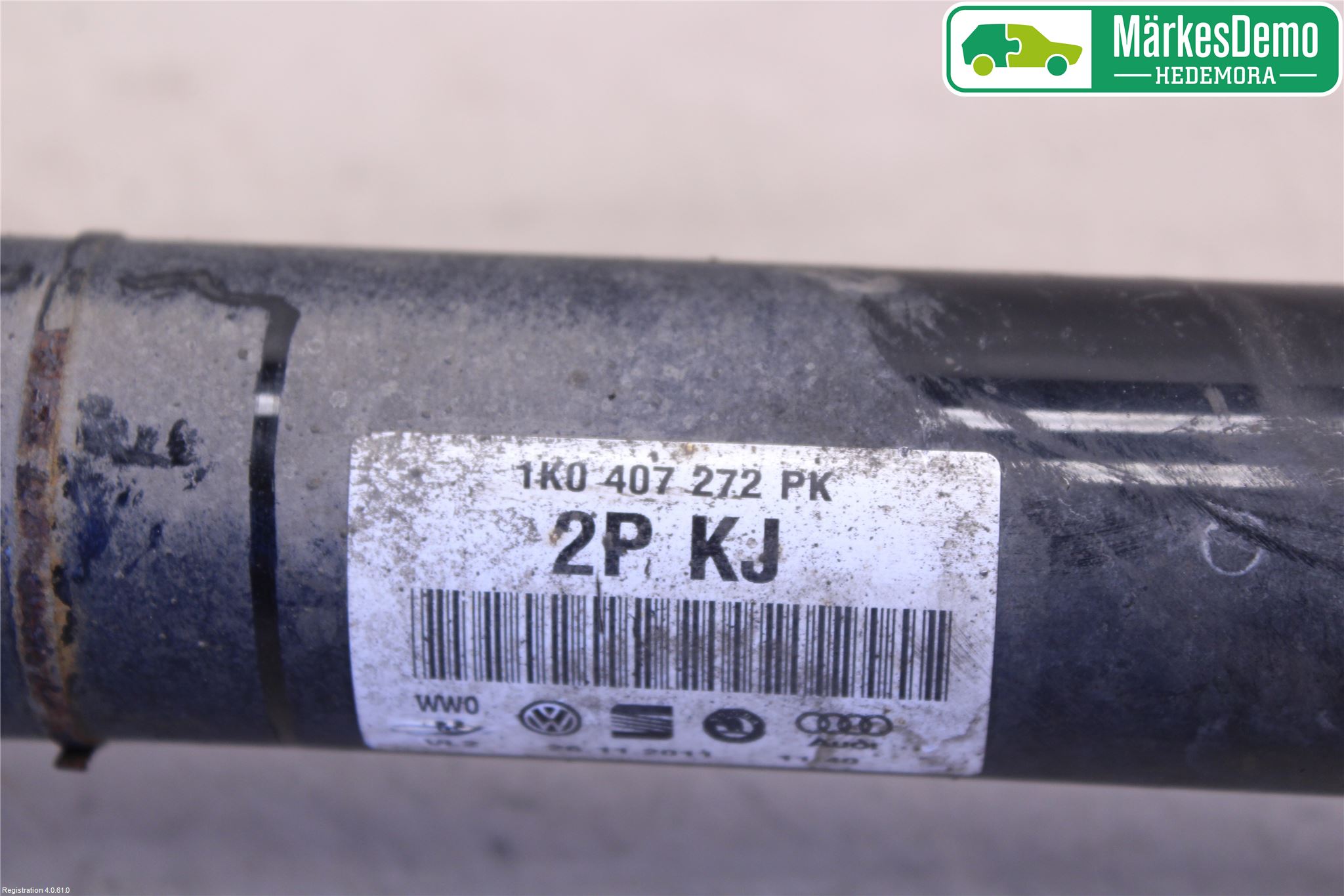 Volkswagen VW PASSAT 11-14 Drivaxel Fram Höger