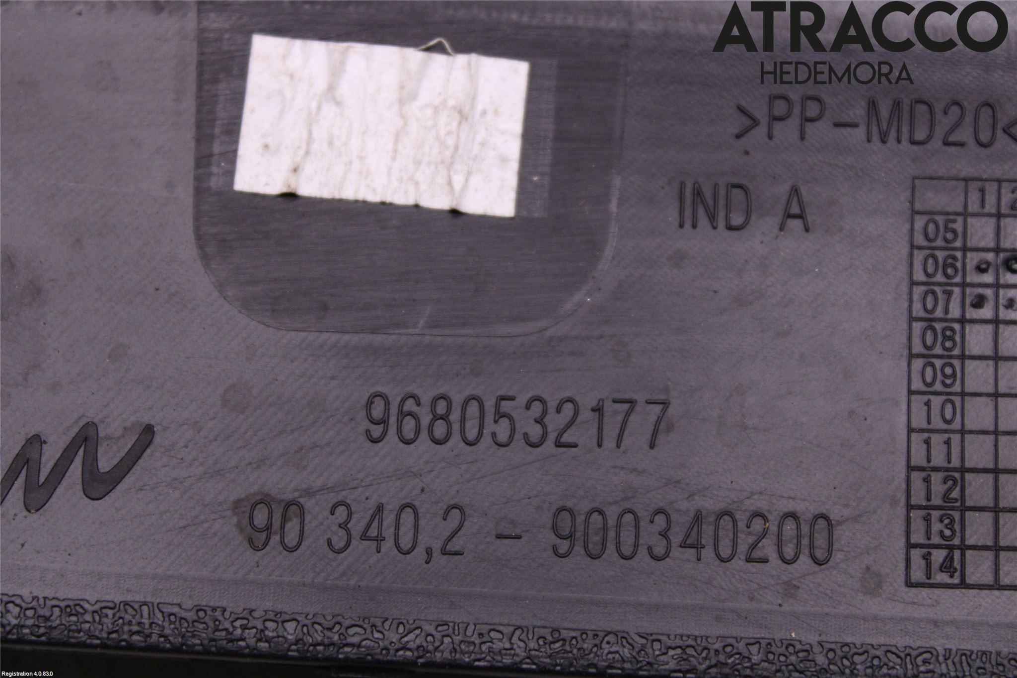 Citroen C4 PICASSO 06-13 Torpedplåt-Torpedplast