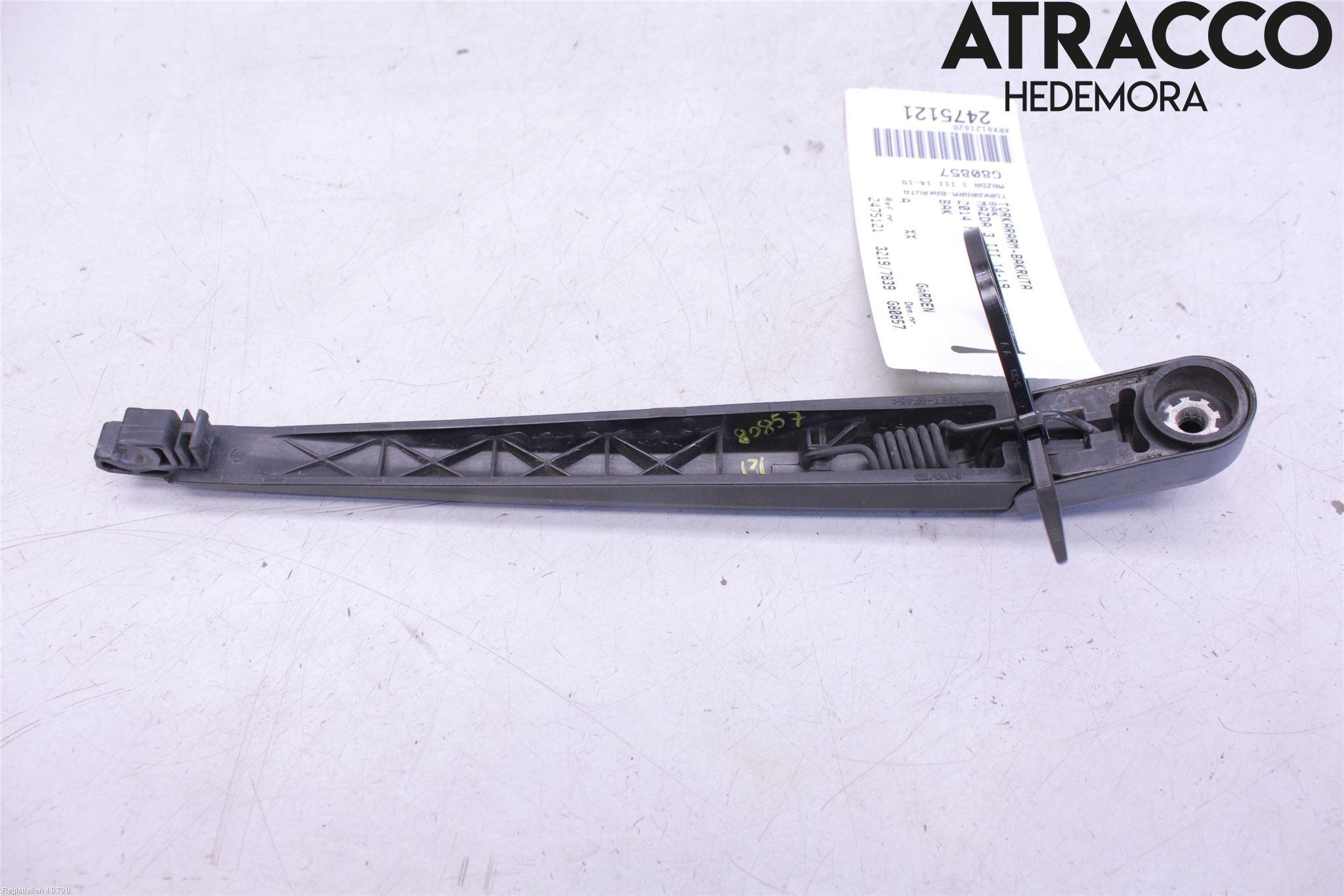 Mazda 3 III 14-19 Torkararm-Bakruta