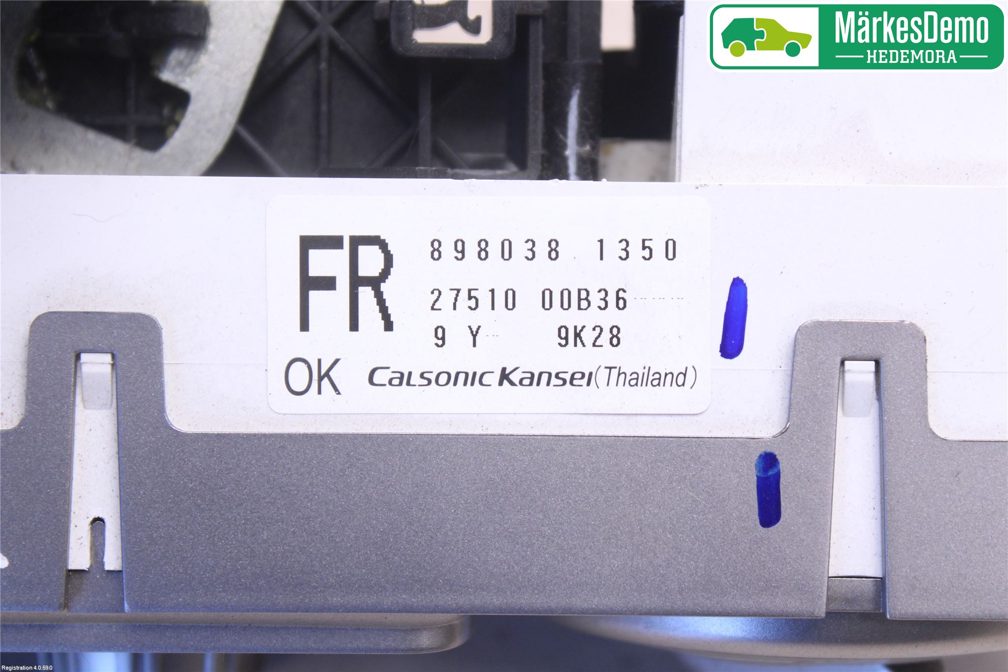 Isuzu D-MAX Ac Styrenhet Ac Manöveren