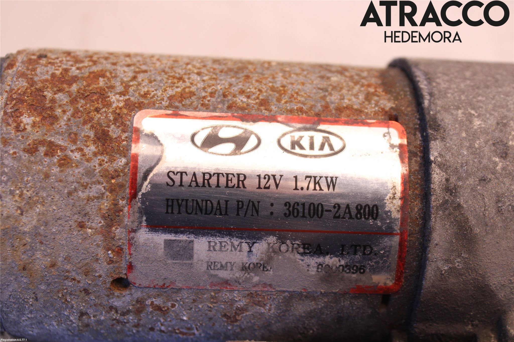 Kia SPORTAGE (SL) 11-15 Startmotor