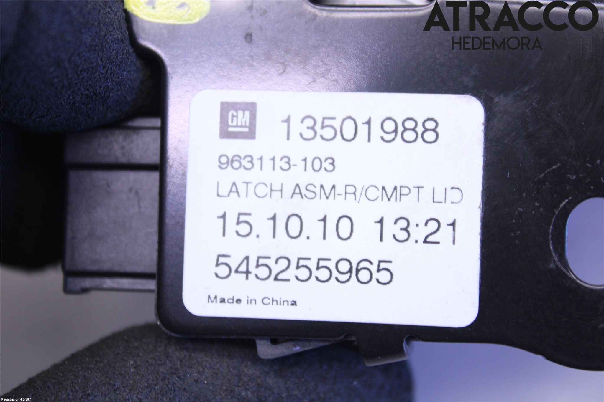 Saab 9-5 10-12 Låskista Baklucka