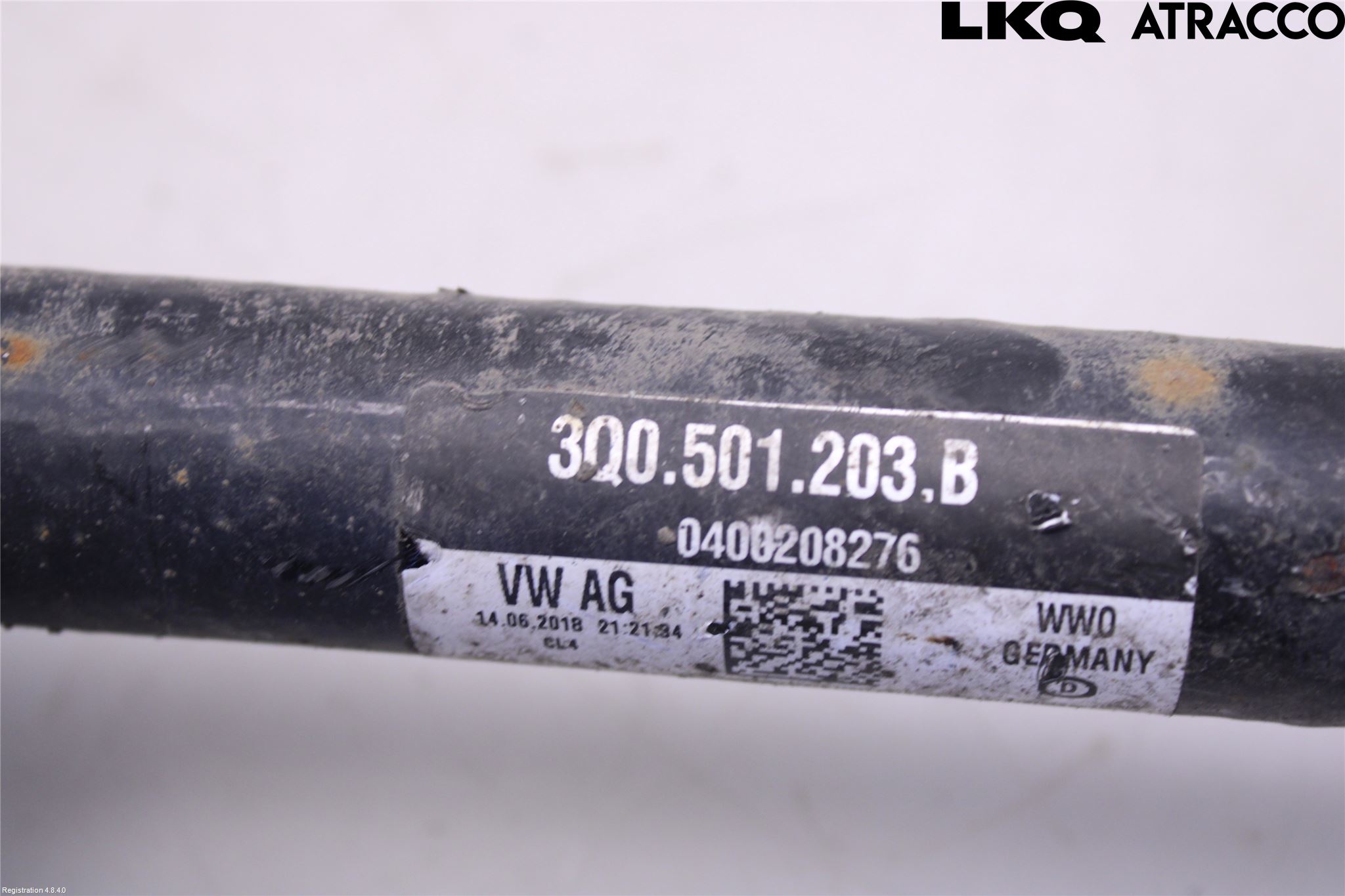 Volkswagen VW TIGUAN 16-24 Drivaxel Bak Vänster
