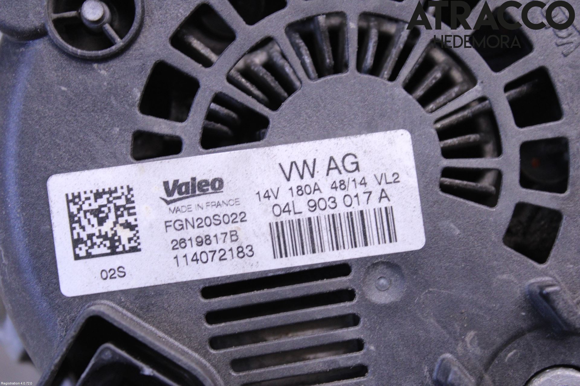 Audi A4 12-15 Generator