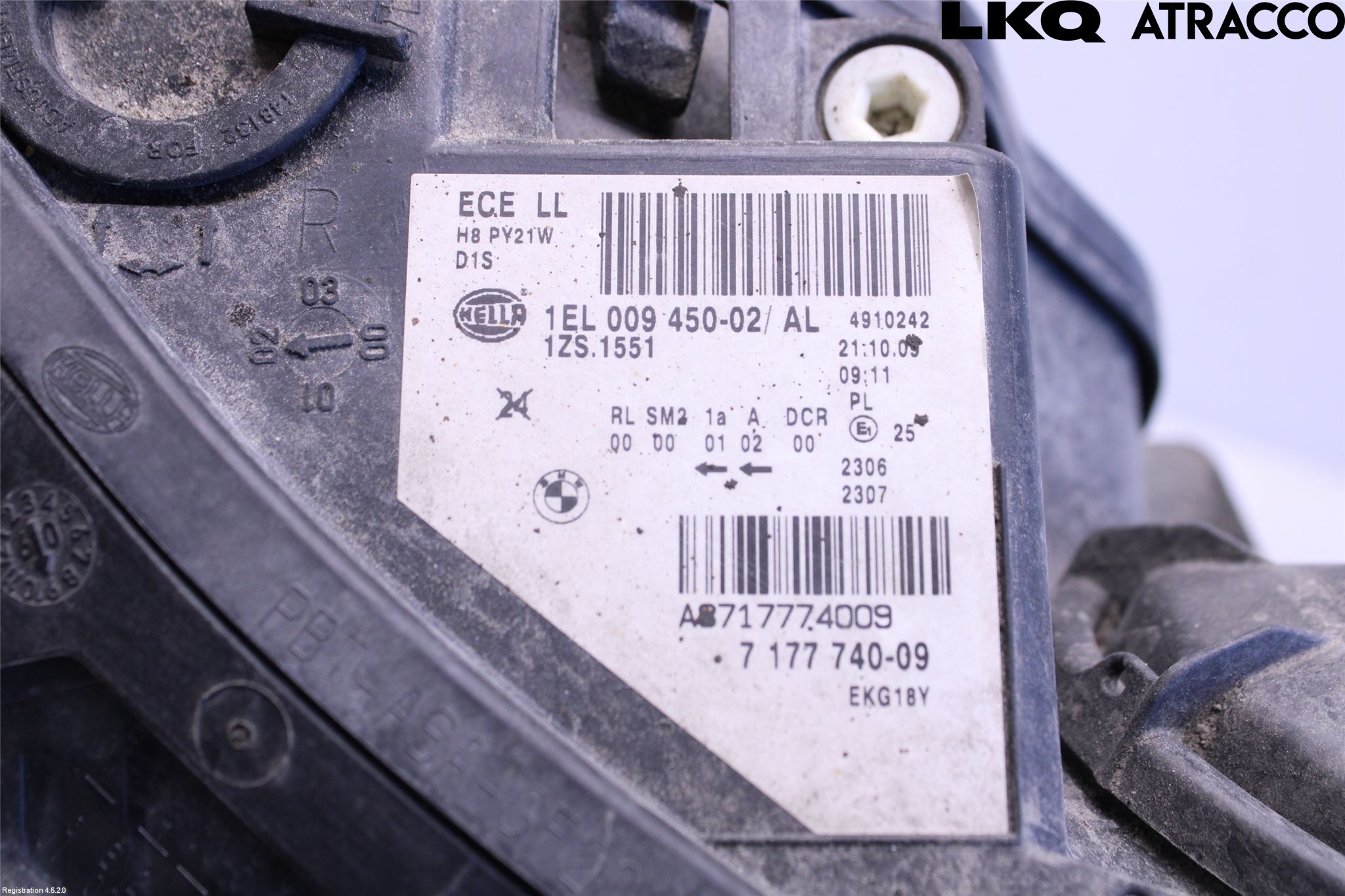 BMW 5 E60/61 Sed/Tou 02-10 Strålkastare Höger