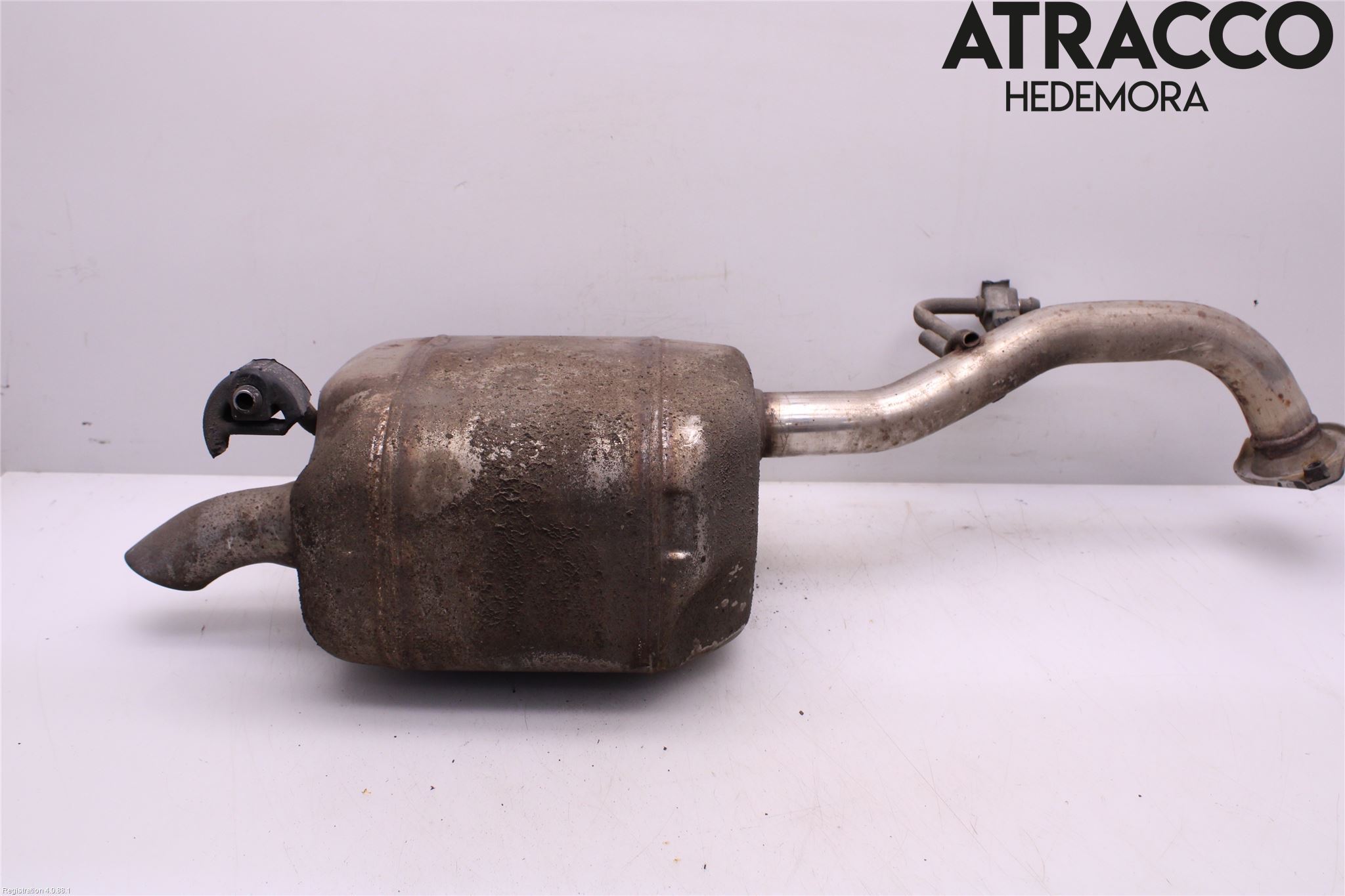 Toyota YARIS XP21 20- Avgas-Ljuddämpare-Rör