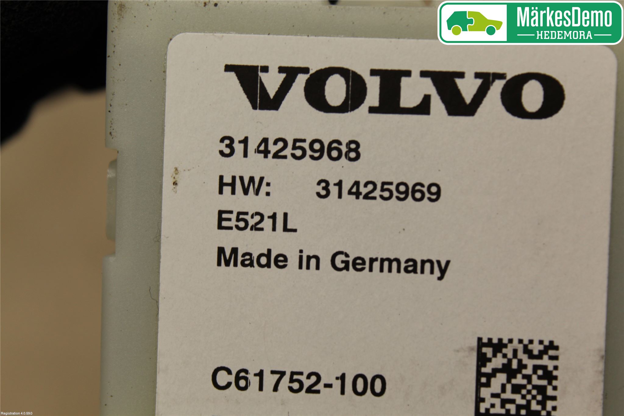 Volvo XC60 14-17 Styrenhet Baklucka