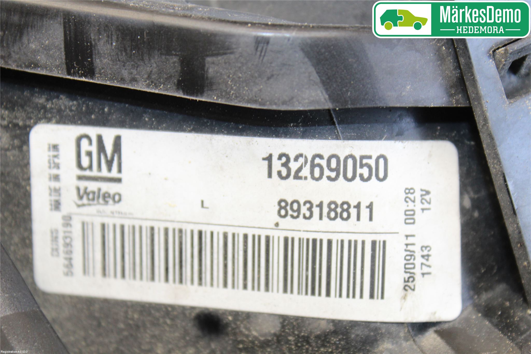 Opel CORSA D 07-14 Bakljus Vänster