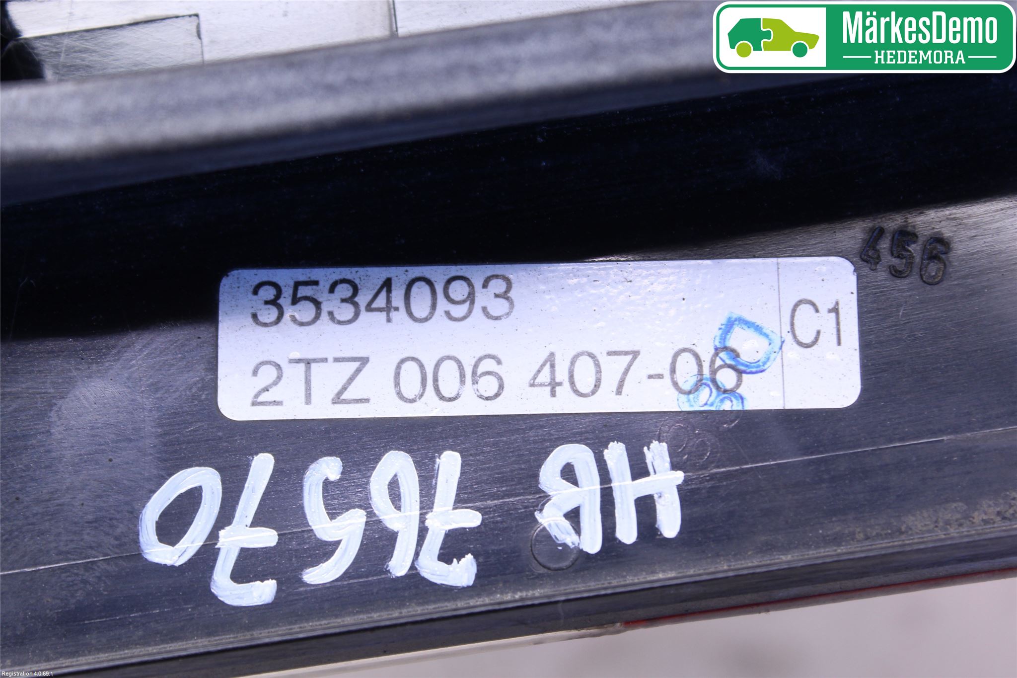 Volvo 940 91-98 Bakljus Lucka Hö