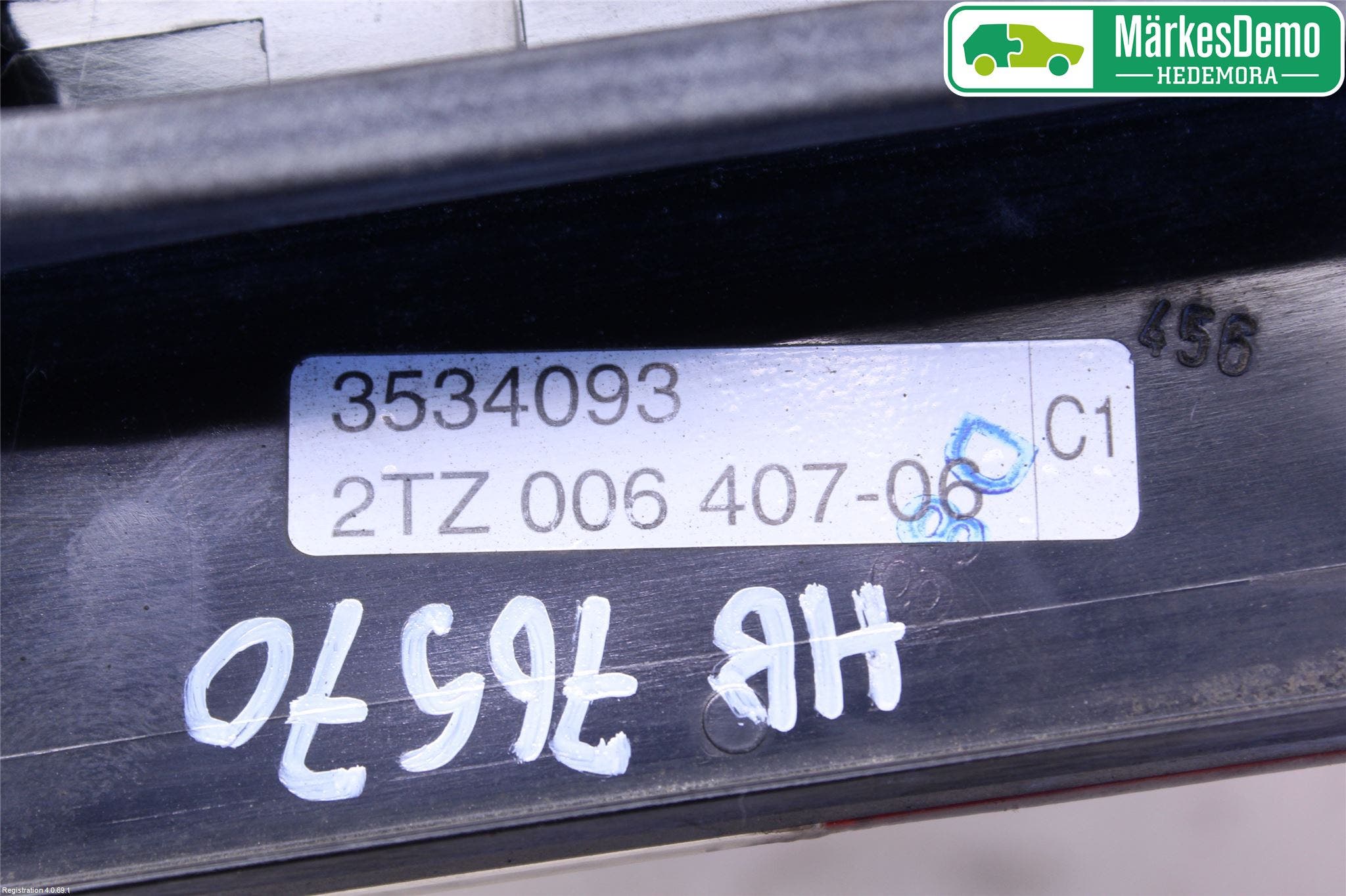 Volvo 940 91-98 Bakljus Lucka Hö