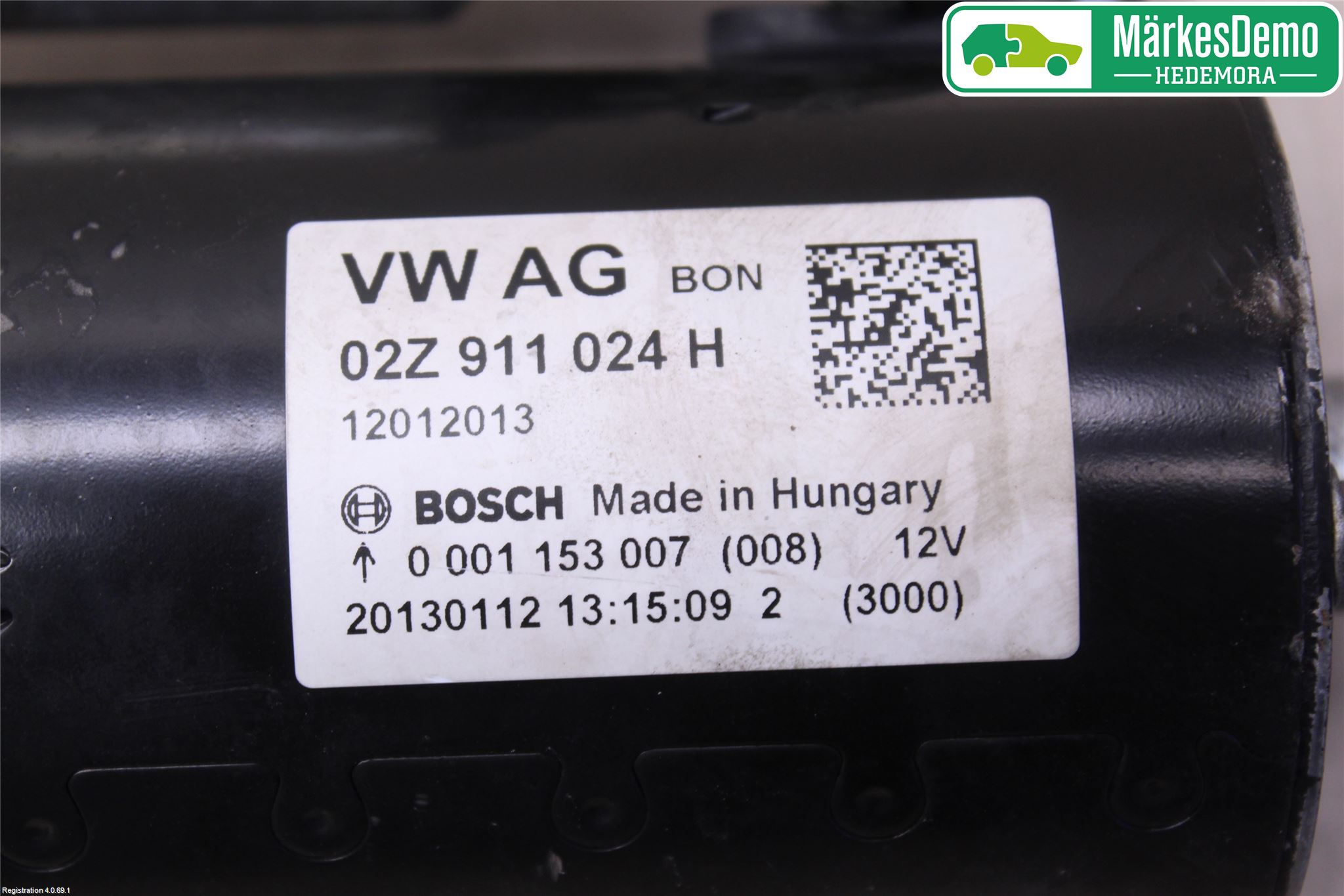 Audi A3/S3 05-13 Startmotor Diesel