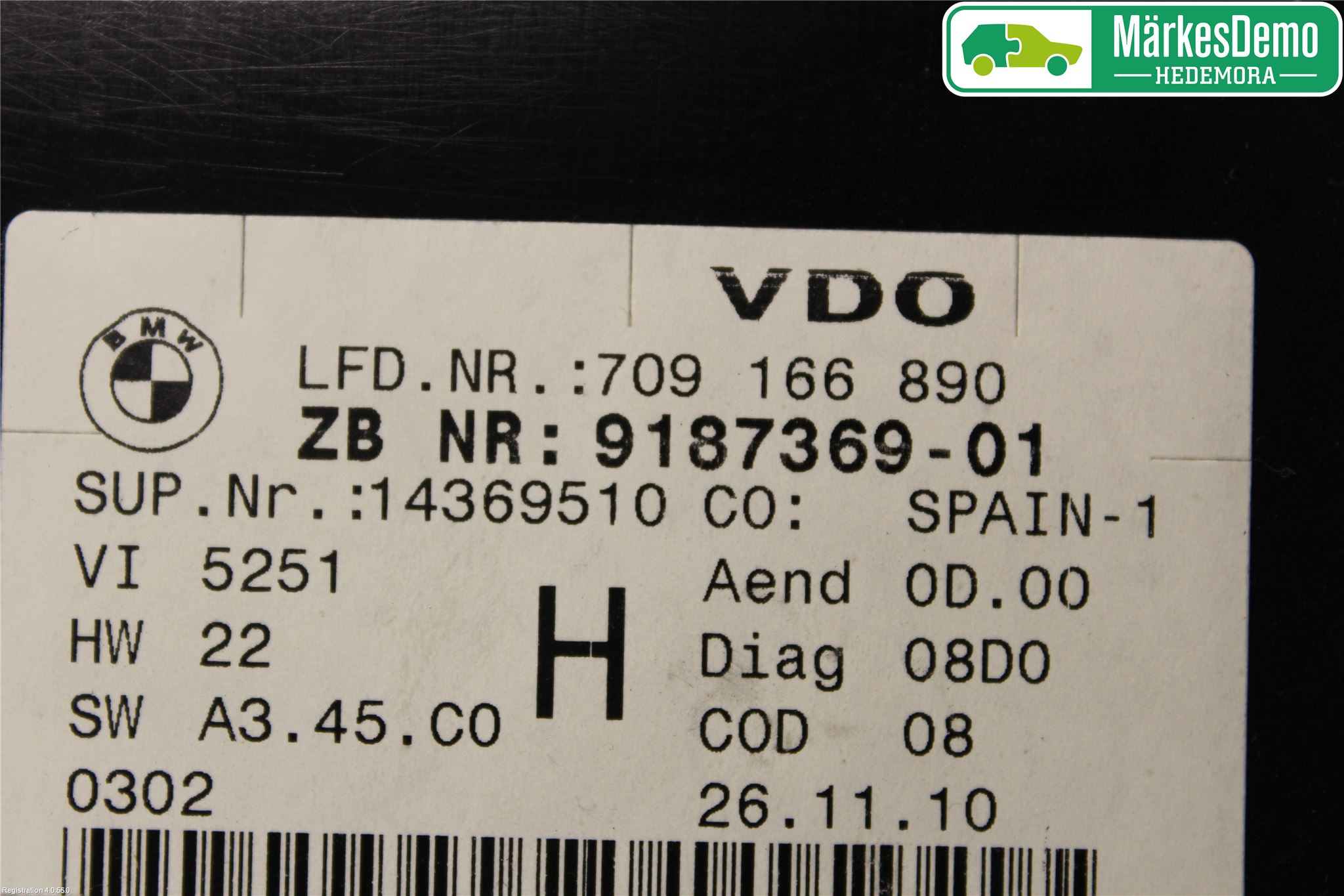 BMW X1 E84 10-15 Instrument Komb