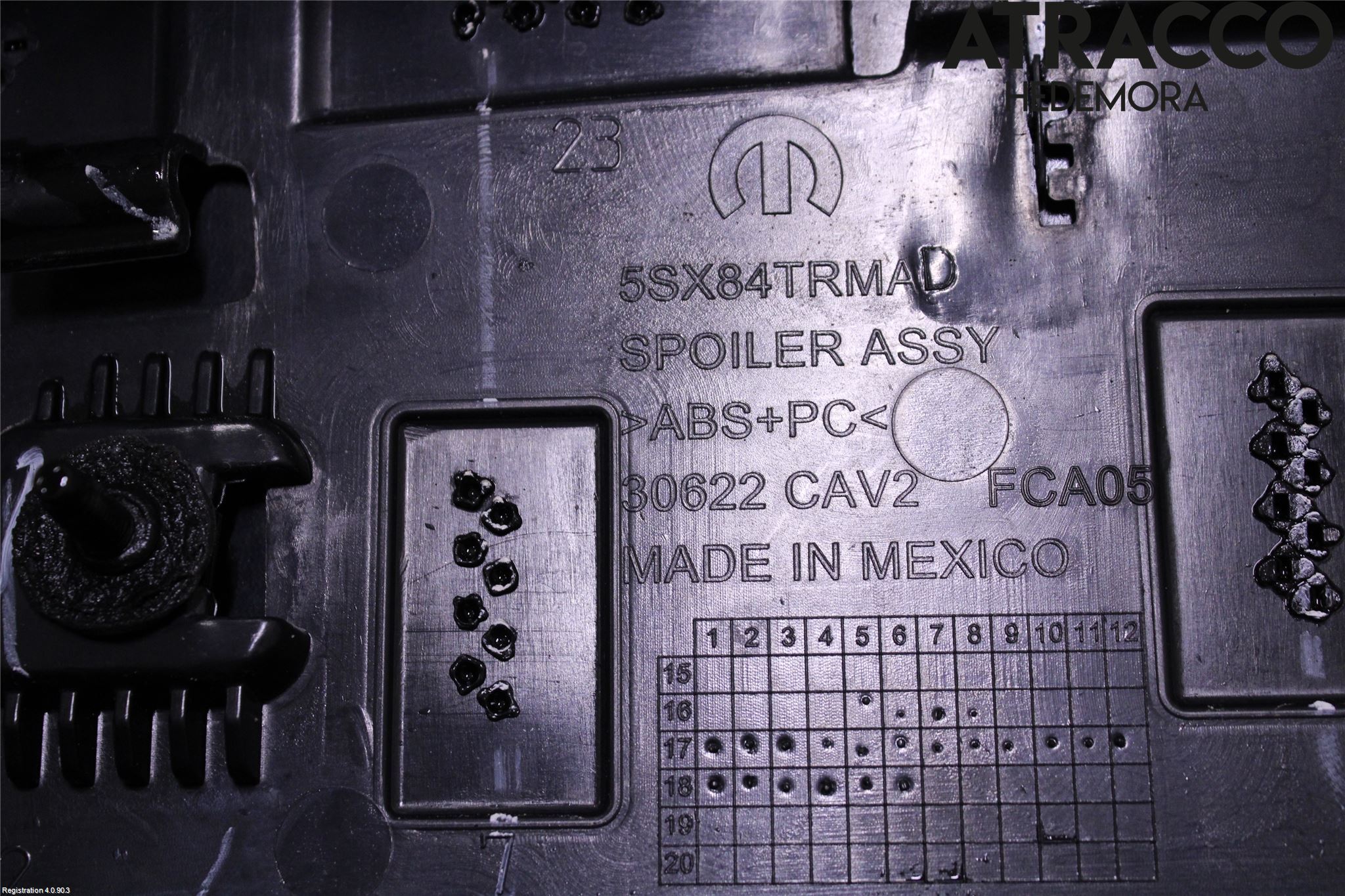 Jeep COMPASS Spoiler Baklucka