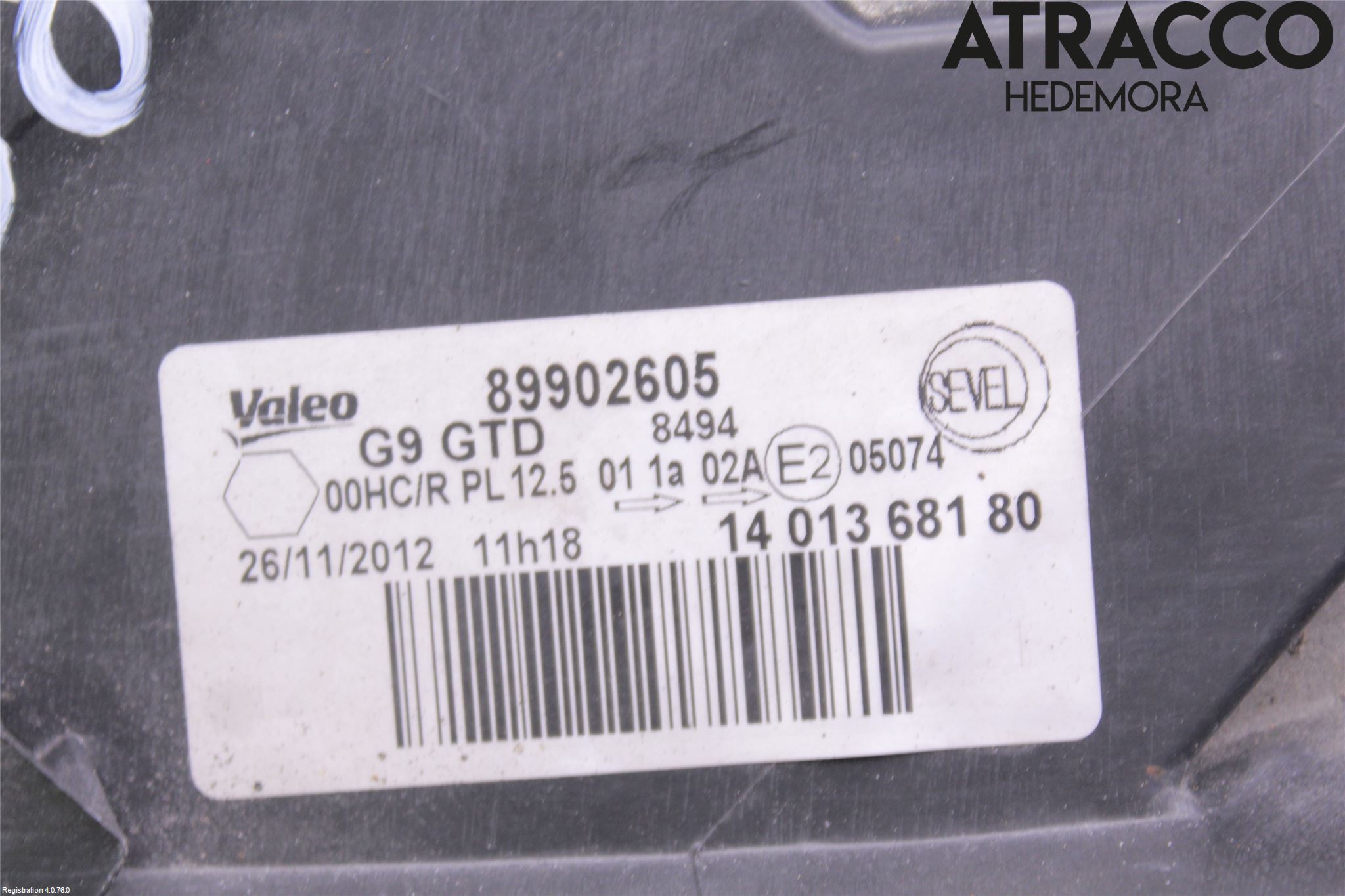 Citroen JUMPY 07-16 Strålkastare Vänster