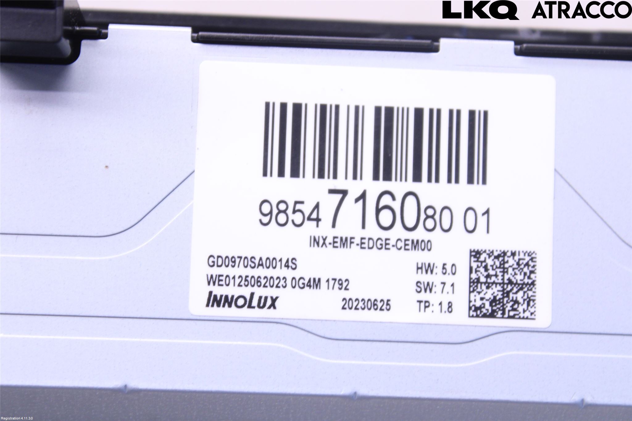 Peugeot 408 22- Kontrolldisplay