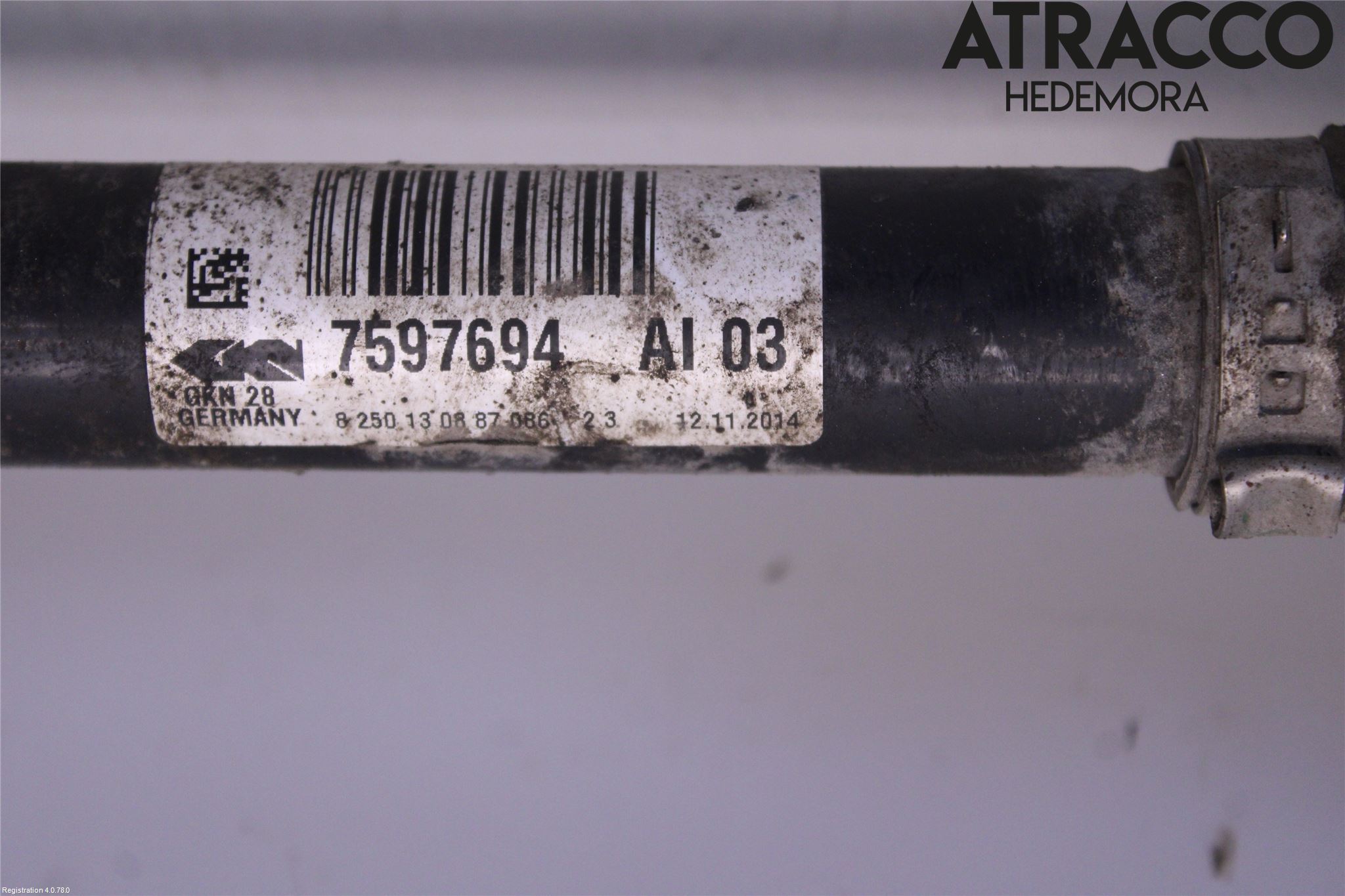 BMW 4 F32/F33/F82/F83 13-20 Drivaxel Fram Höger