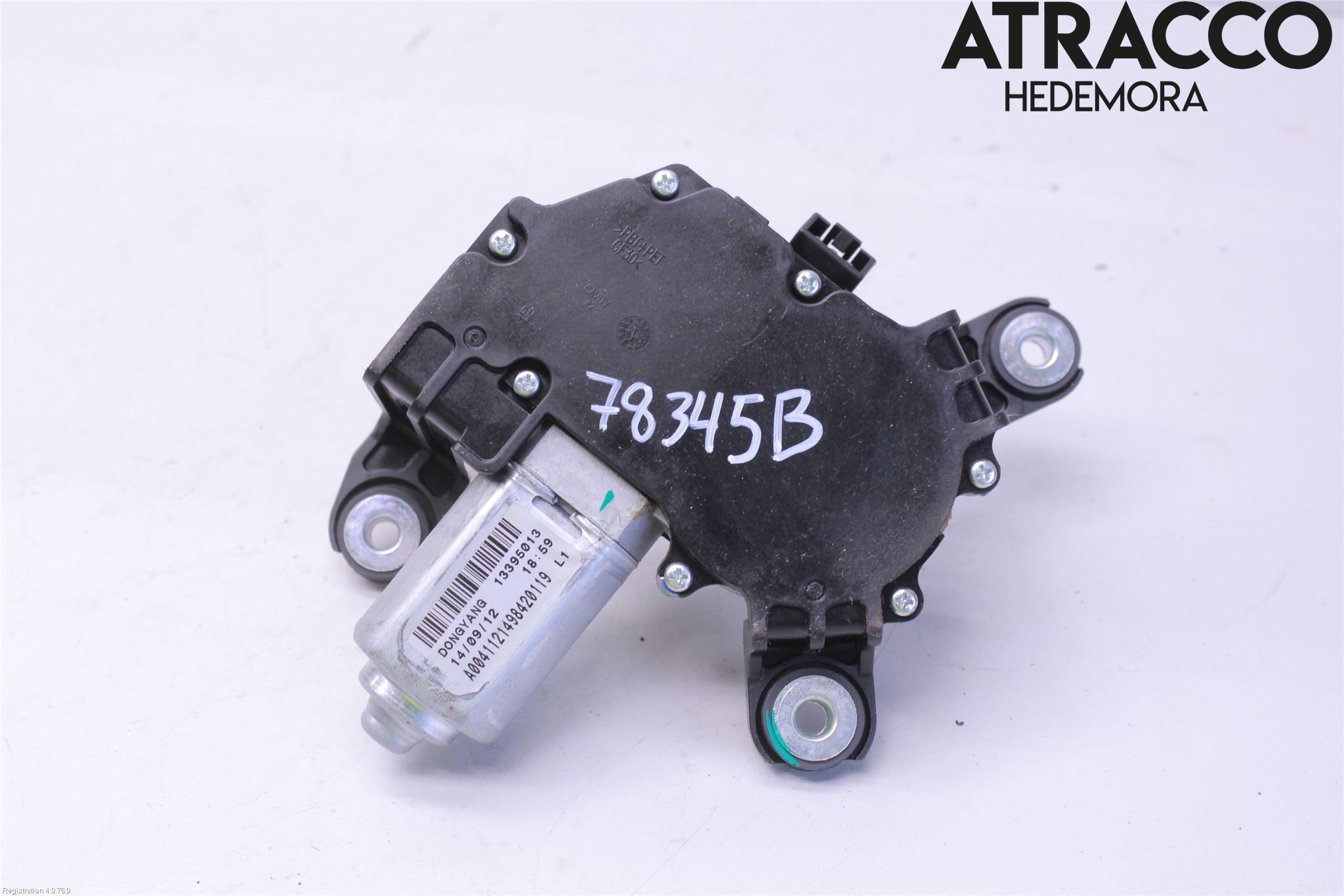 Opel ASTRA J 10-15 Torkarmotor Baklucka