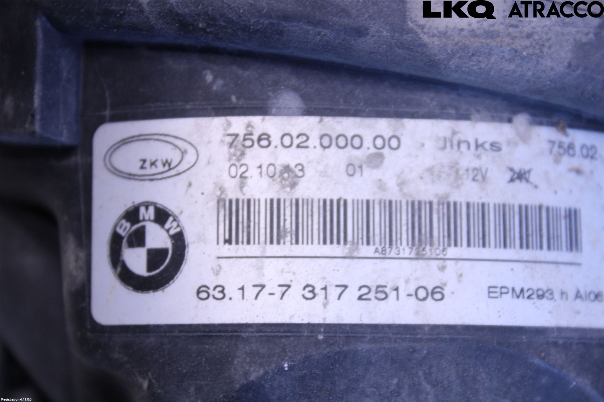 BMW X5 F15 13-18 Dimljus-Varselljus Fram