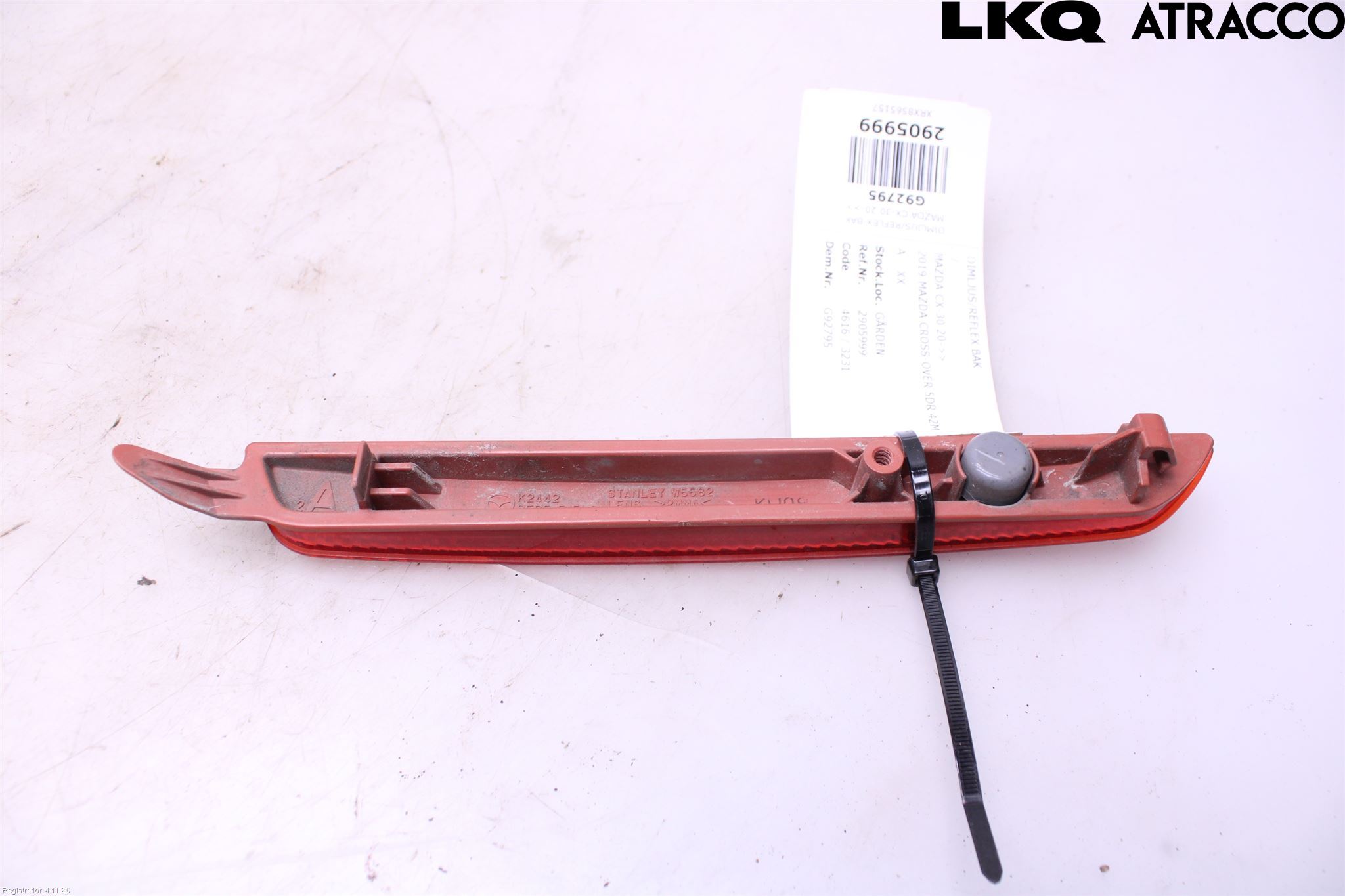 Mazda CX-30 20- Dimljus/Reflex Bak