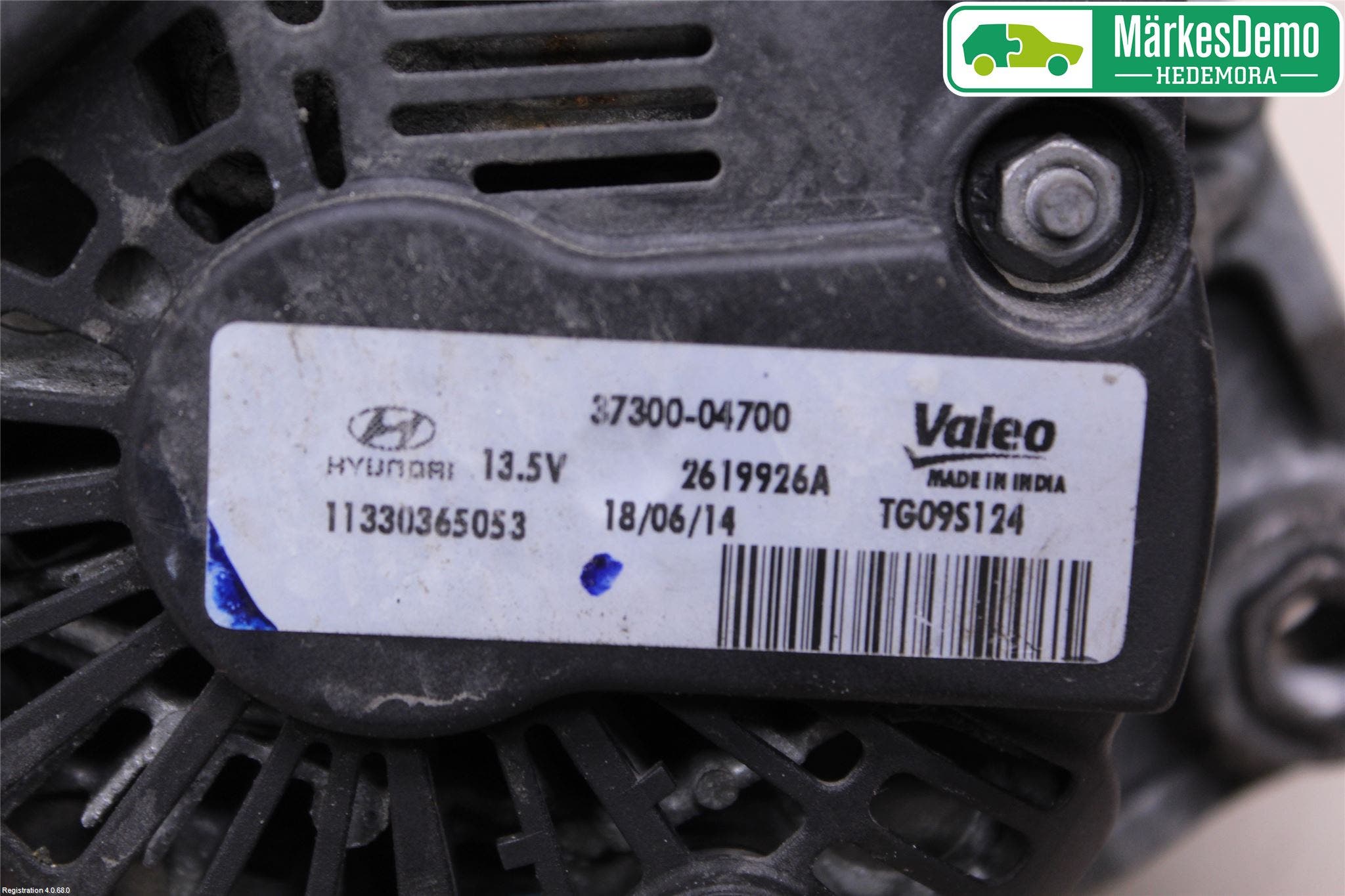 Hyundai i10 BA 14-16 Generator