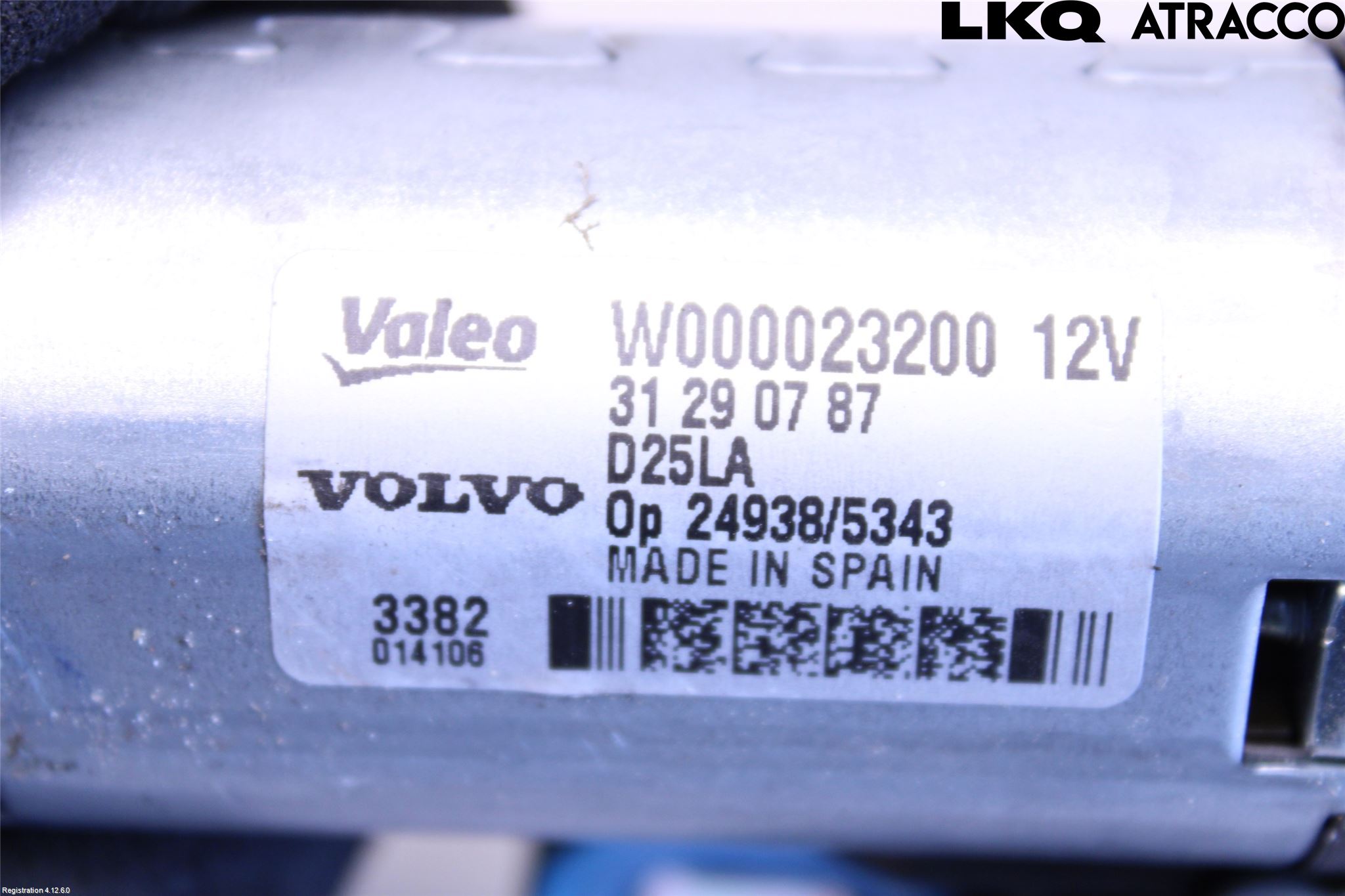 Volvo V70 08-13 Torkarmotor Baklucka
